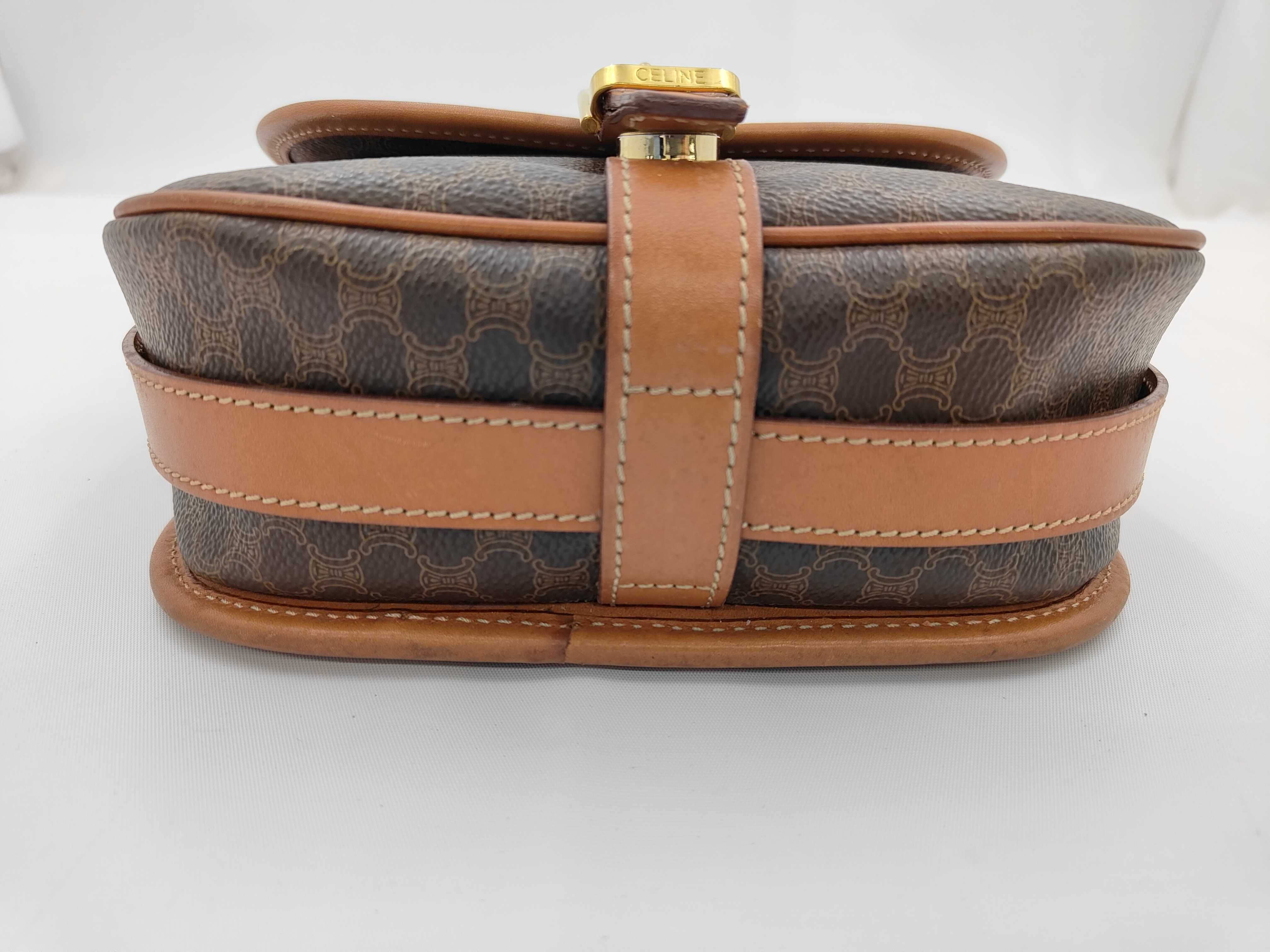 Macadam Shoulder Bag, Leather, Brown Shoulder Bag — view 5