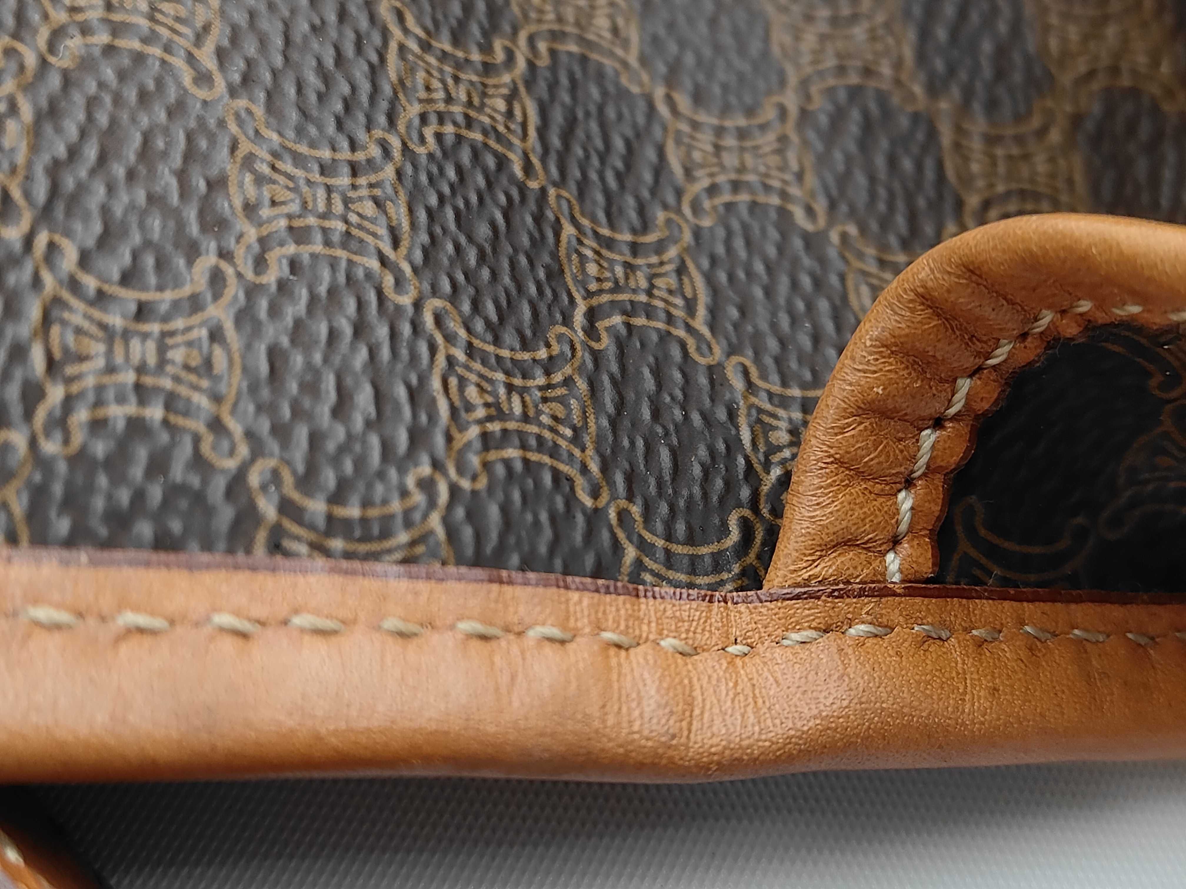 Macadam Shoulder Bag, Leather, Brown Shoulder Bag — view 8