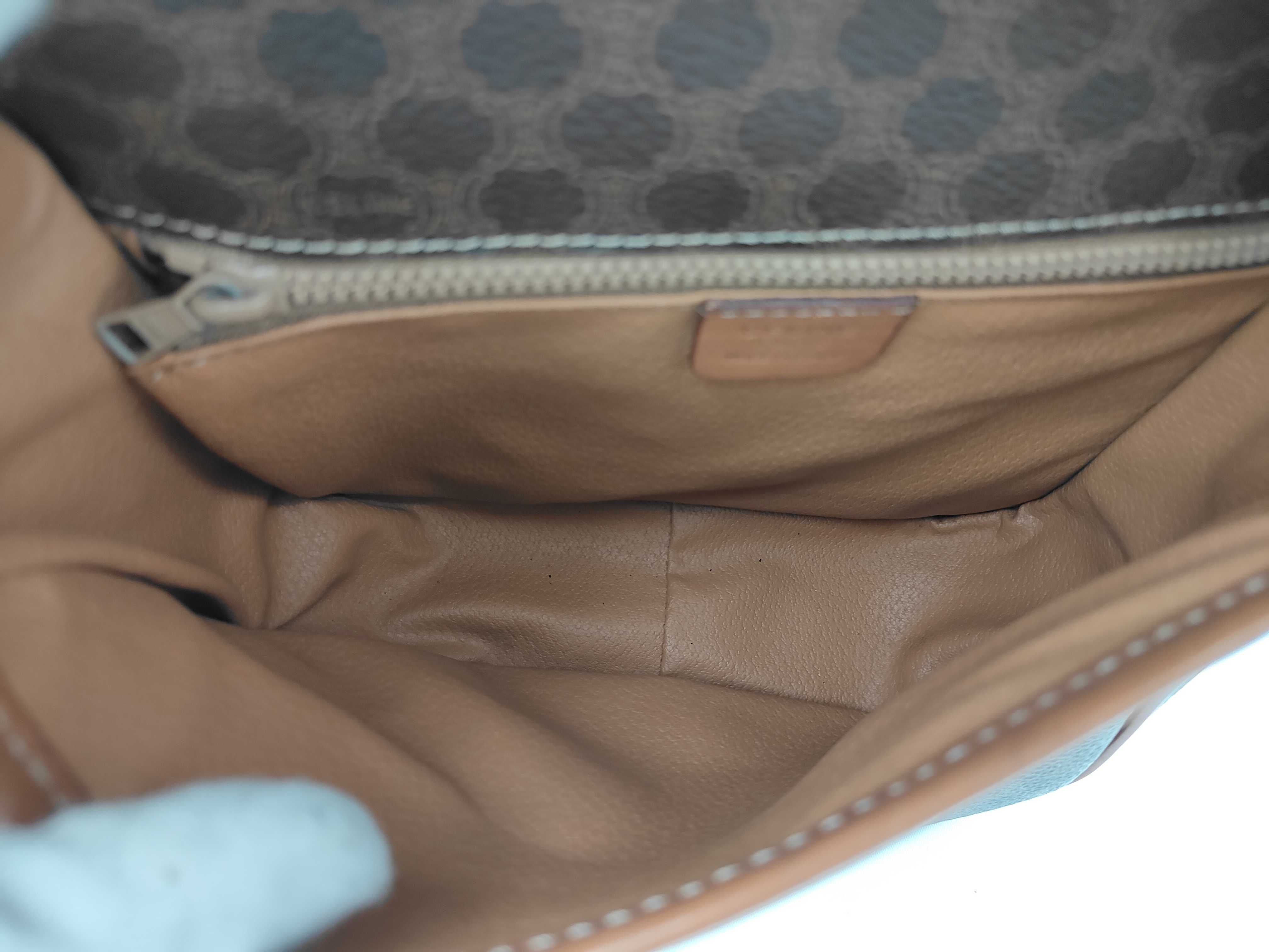 Macadam Shoulder Bag, Leather, Brown Shoulder Bag — view 10