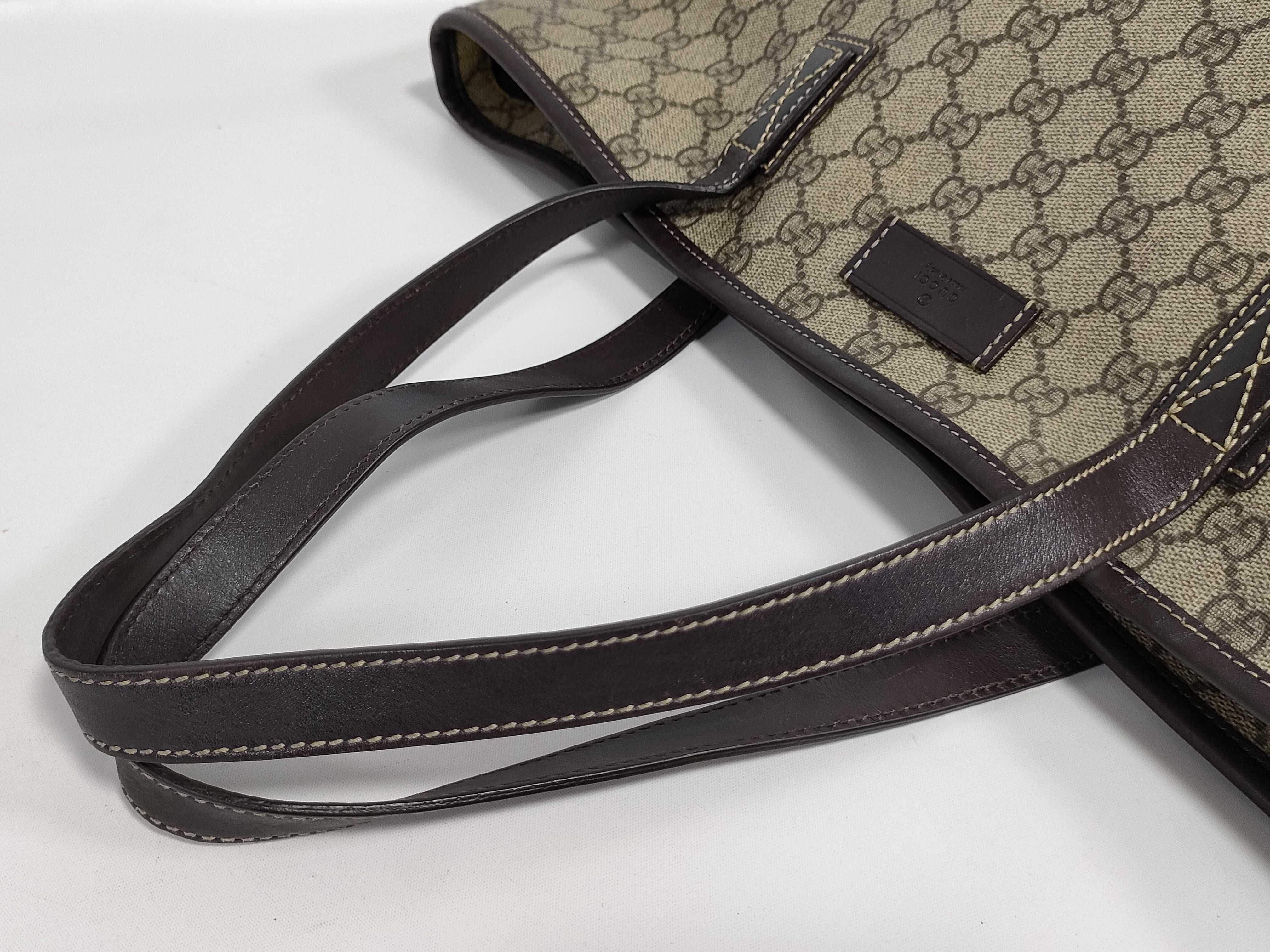 GG Supreme PVC Shopper Shoulder Bag Tote Bag — view 3