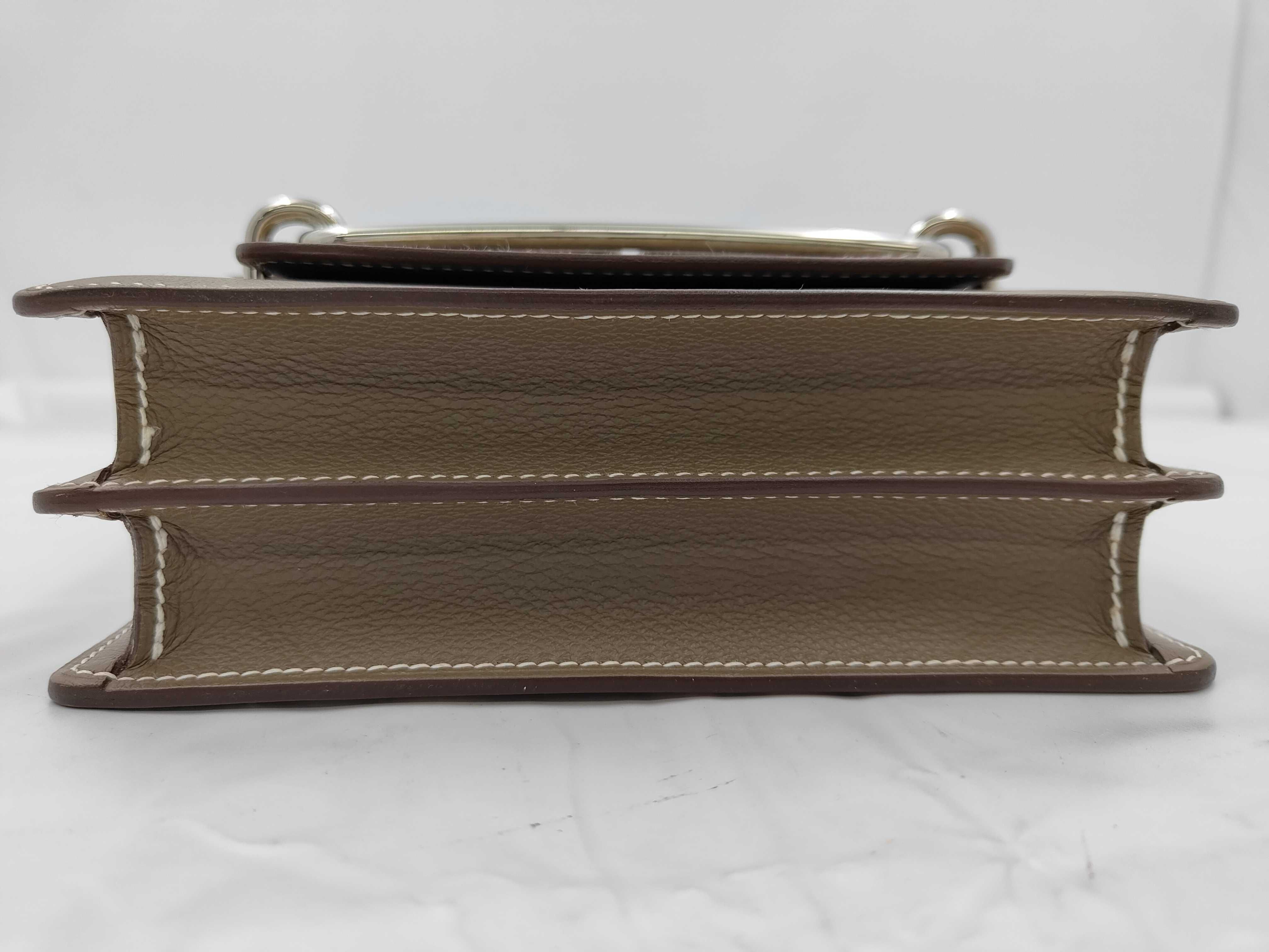 Lauris Mini Evercolor Etoupe W Stamp SV Shoulder Bag — view 7