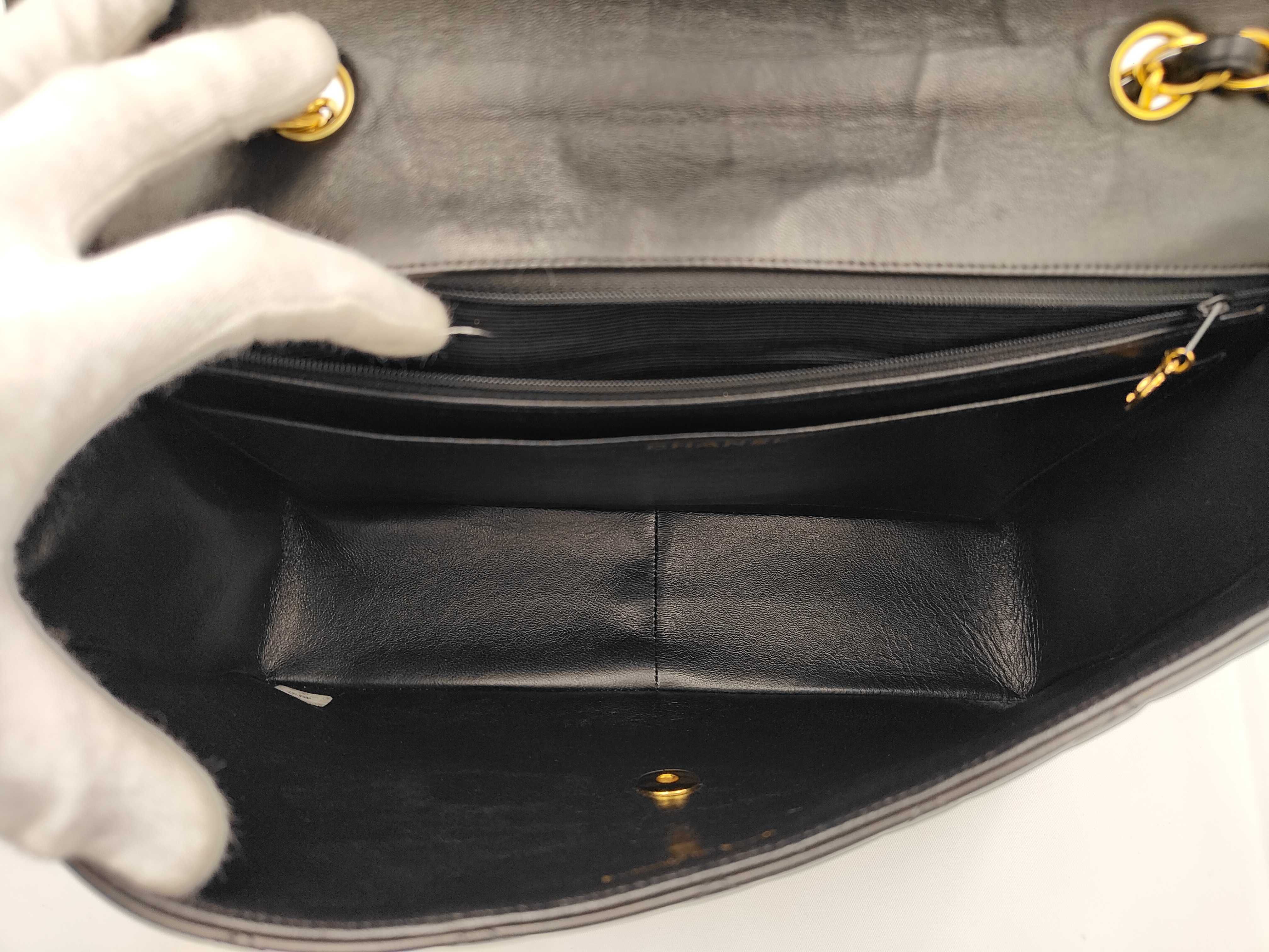 Large Matelassé Lambskin Shoulder Bag — view 9