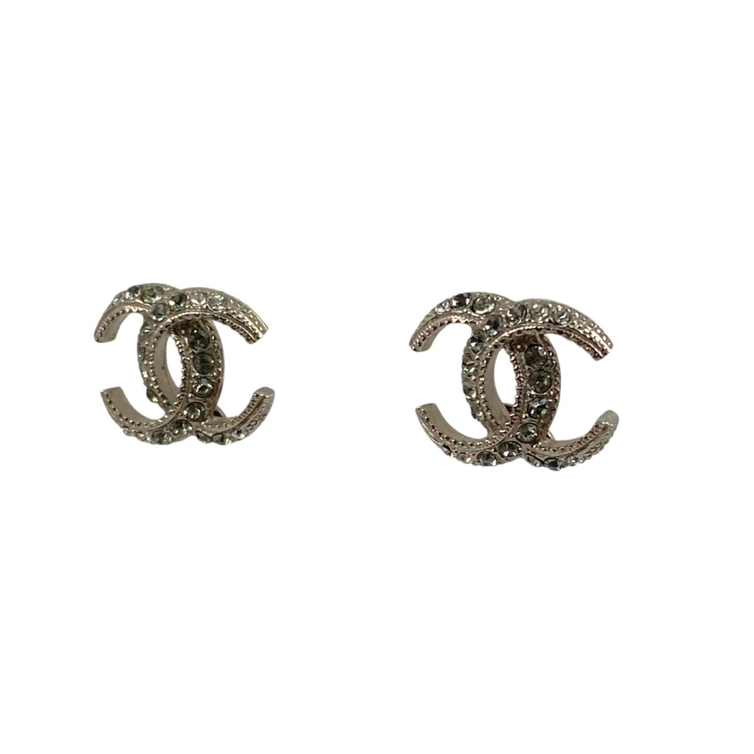 【*Shipped from: Hong Kong*】CHANEL ( ) Silver-colored Metal Coco Mark 15C Earrings — view 2