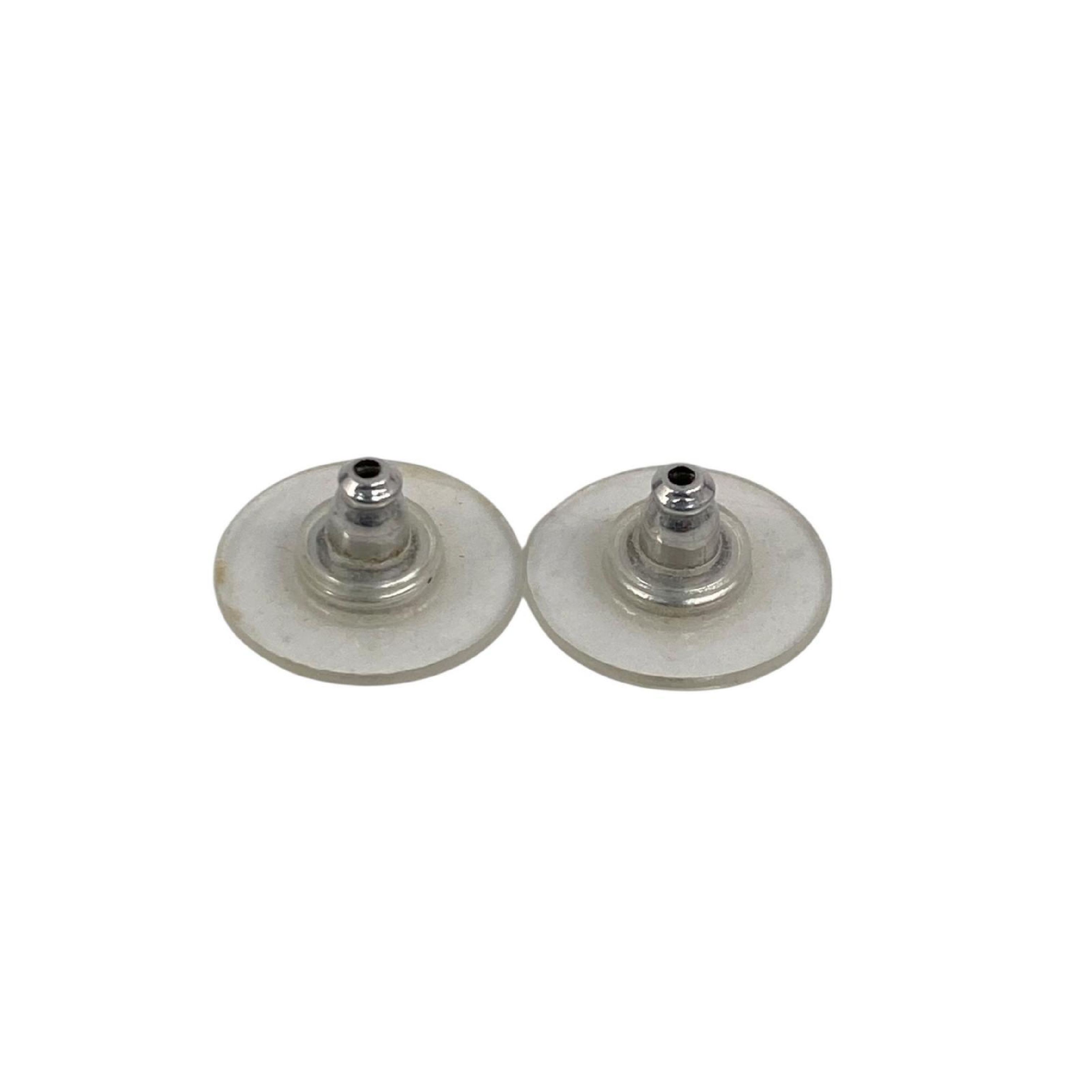 【*Shipped from: Hong Kong*】CHANEL ( ) Silver-colored Metal Coco Mark 15C Earrings — view 10