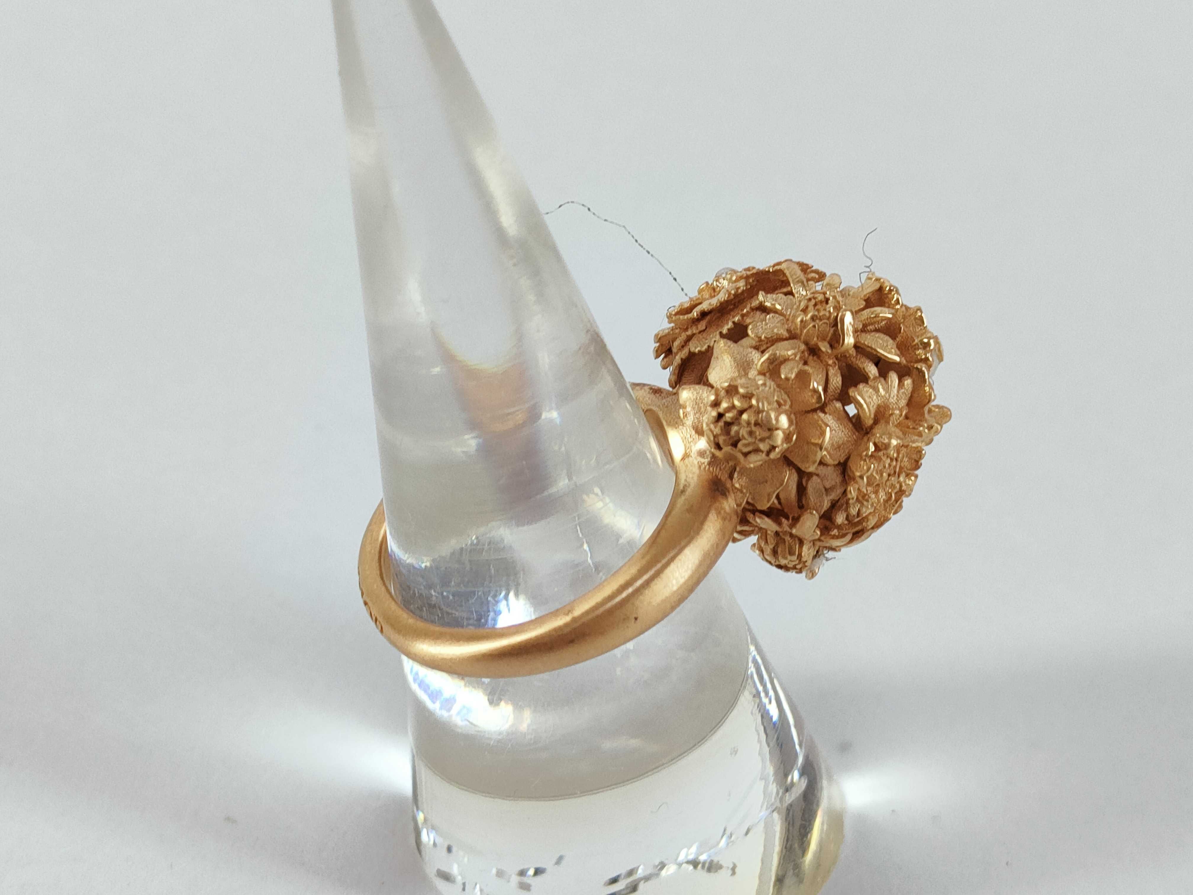Flower Pearl Ring, Size M — view 3