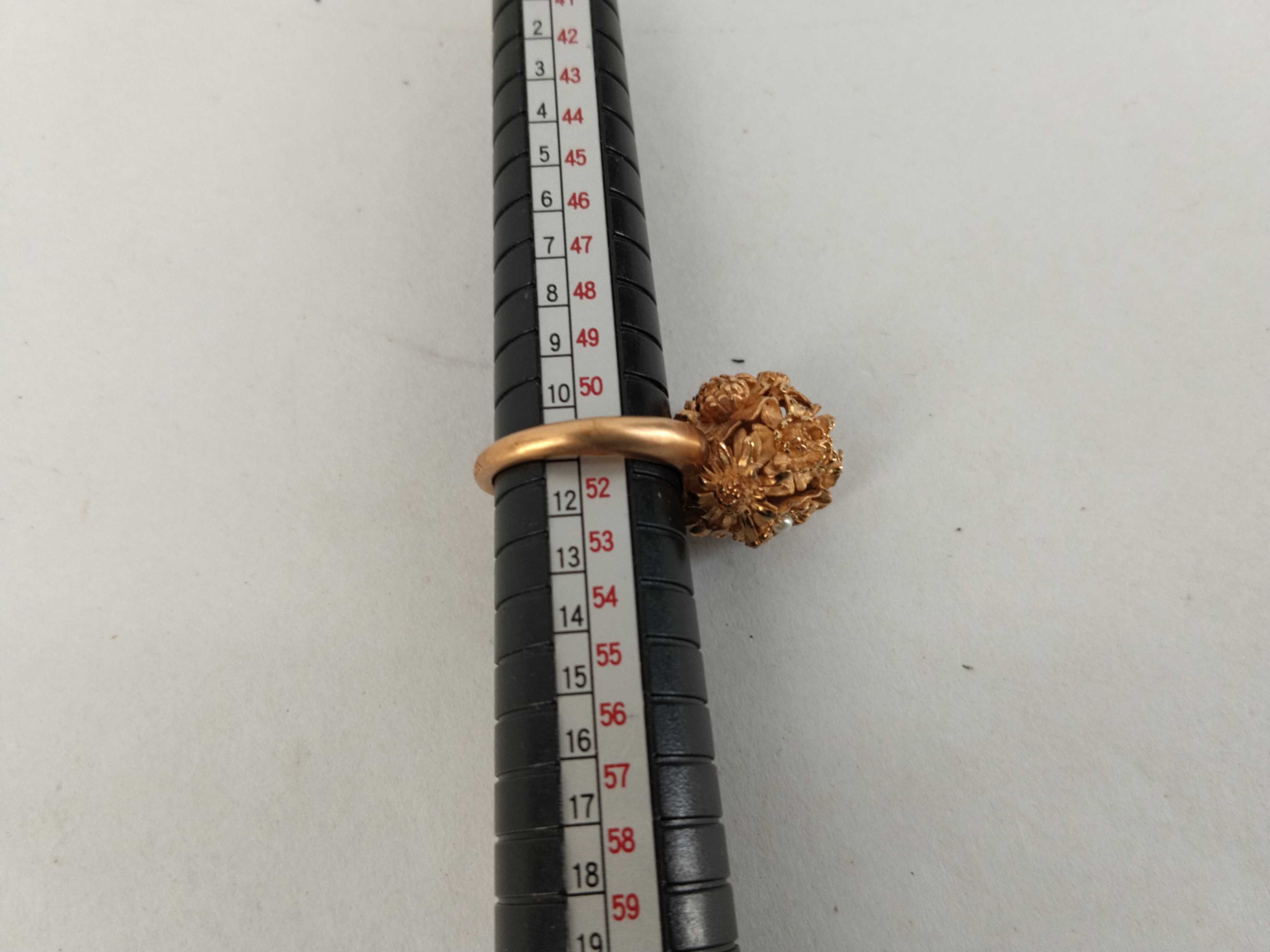 Flower Pearl Ring, Size M — view 10