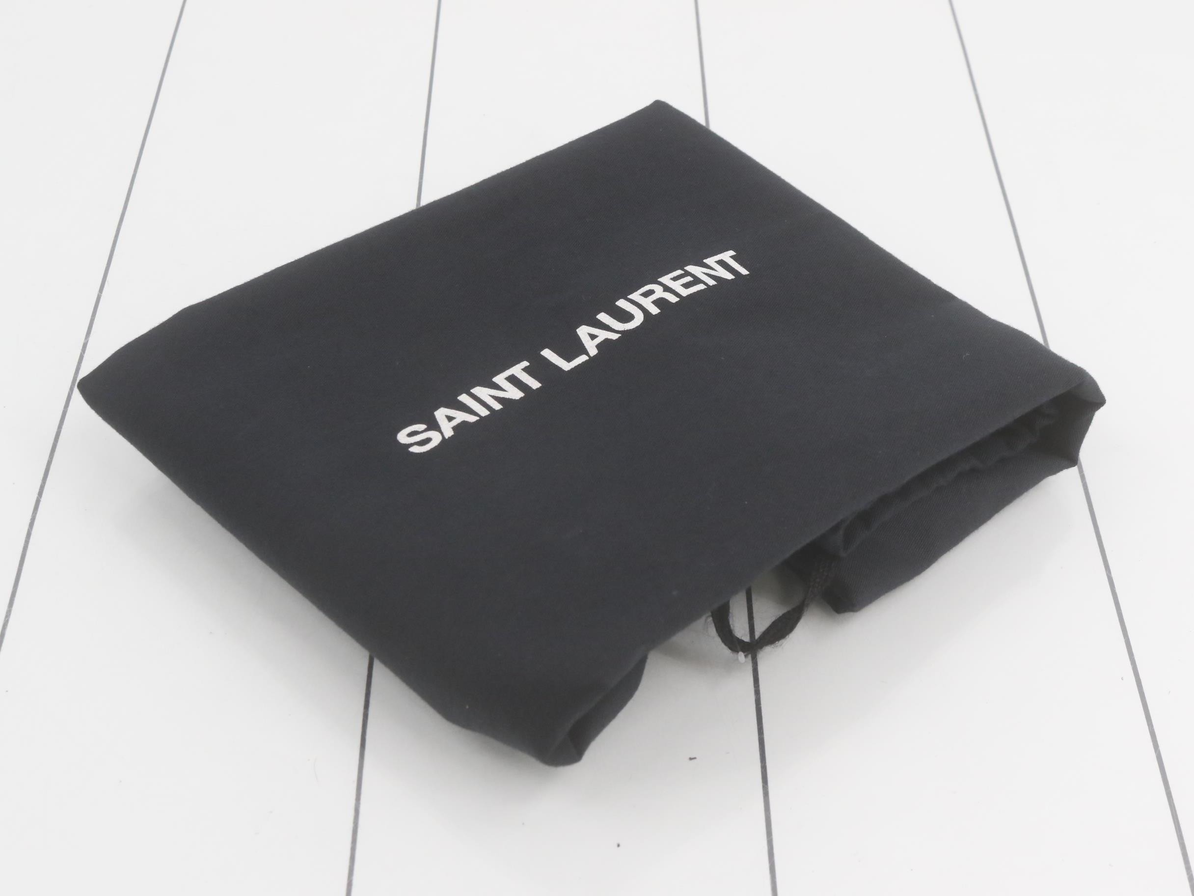 Saint Laurent Cabas Small Leather 2-Way Shoulder Handbag, Black — view 7