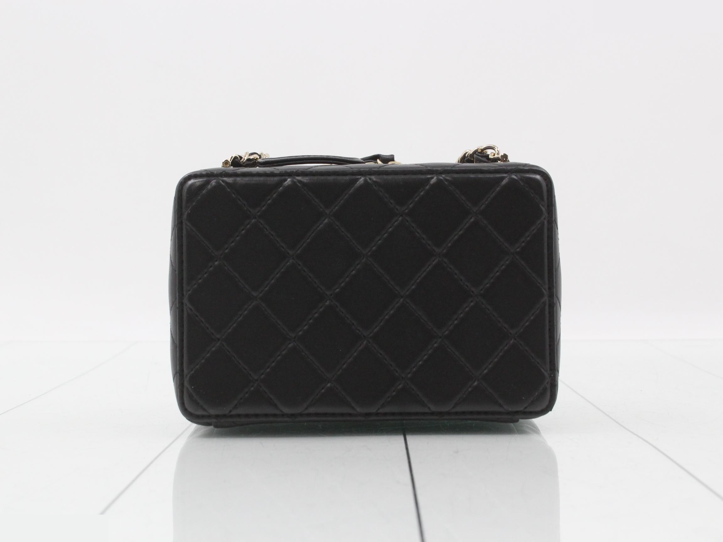 lambskin camera bag chain shoulder bag — view 2