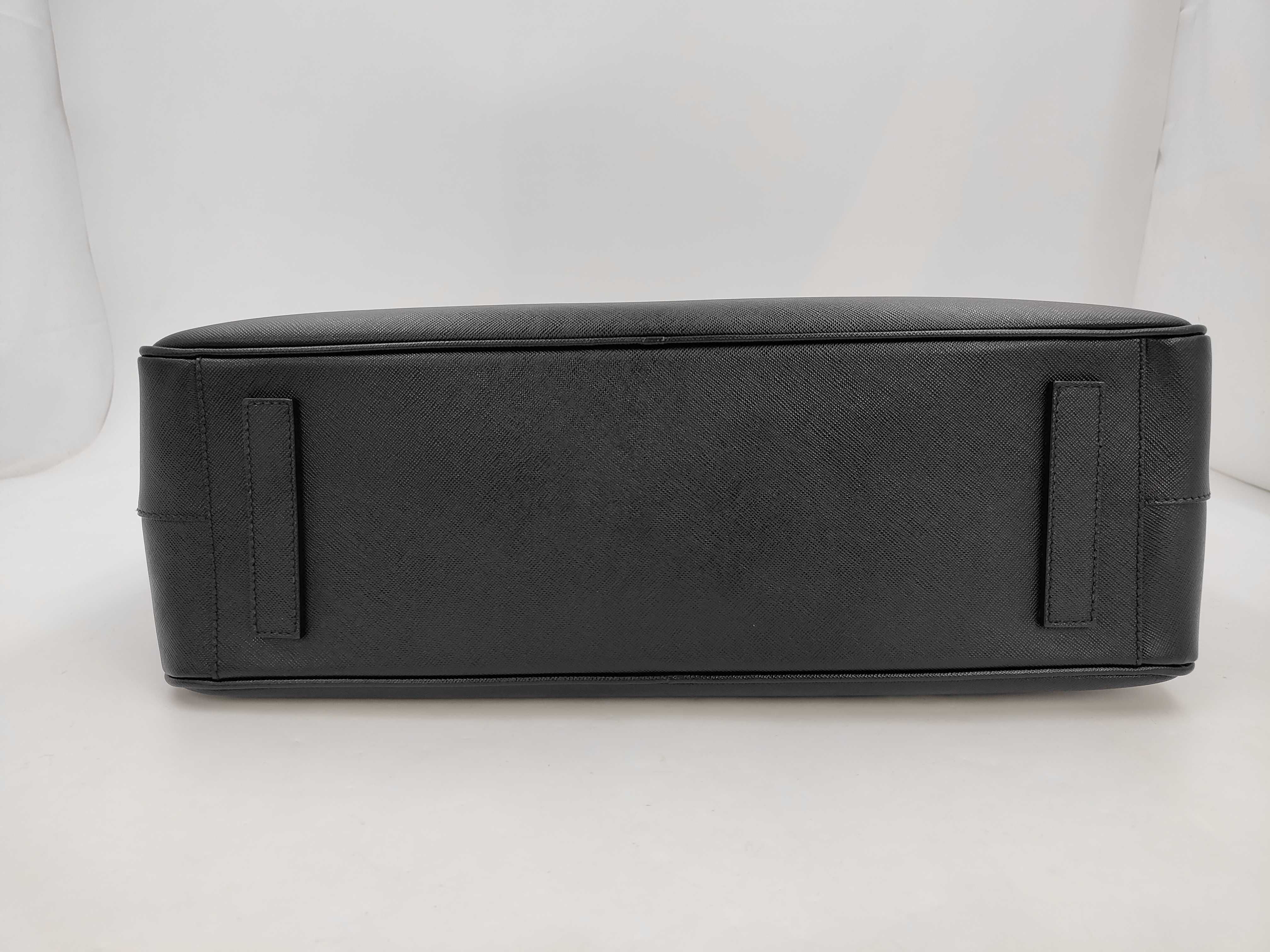 Saffiano Black Business Bag — view 6