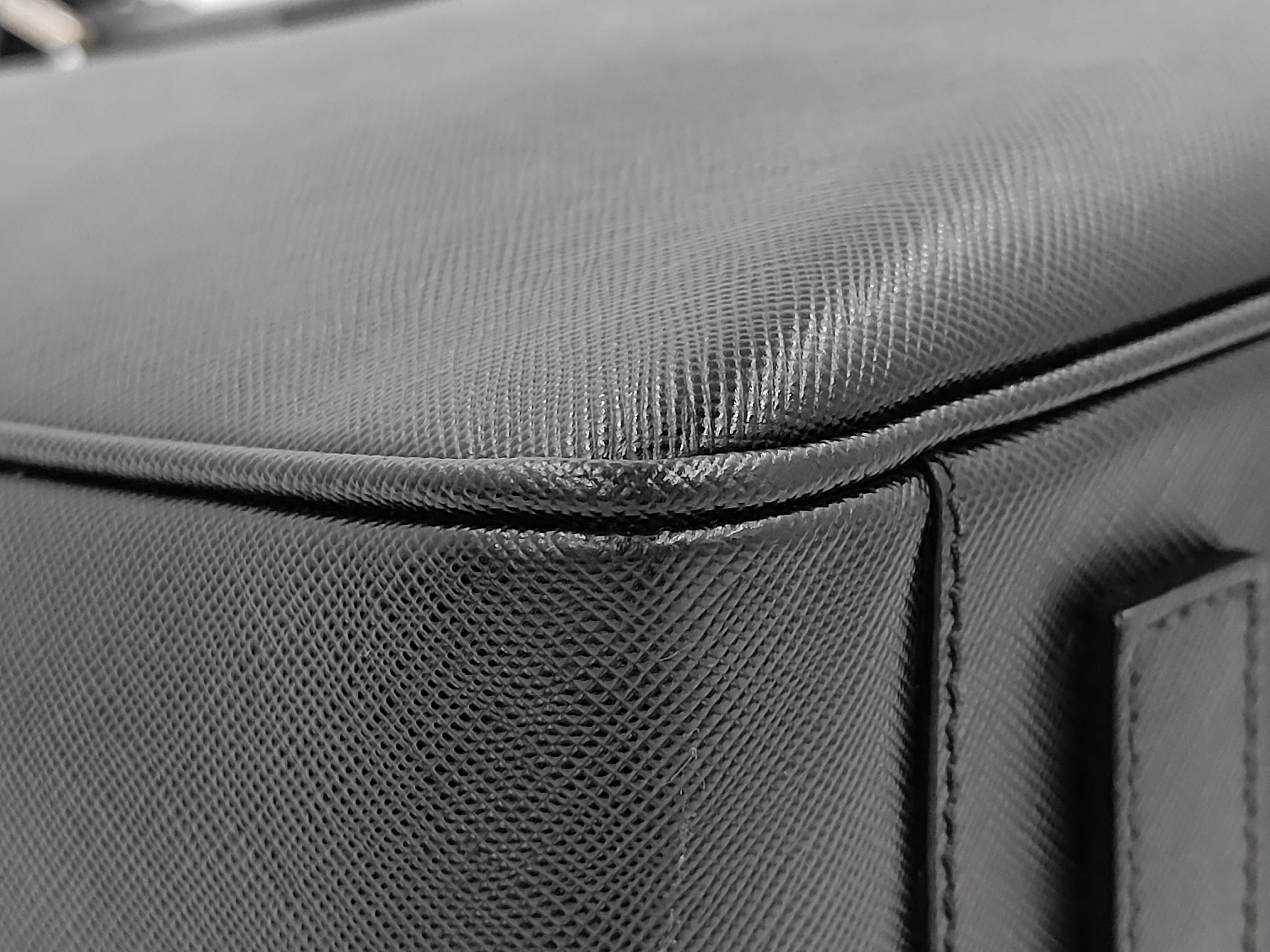 Saffiano Black Business Bag — view 7