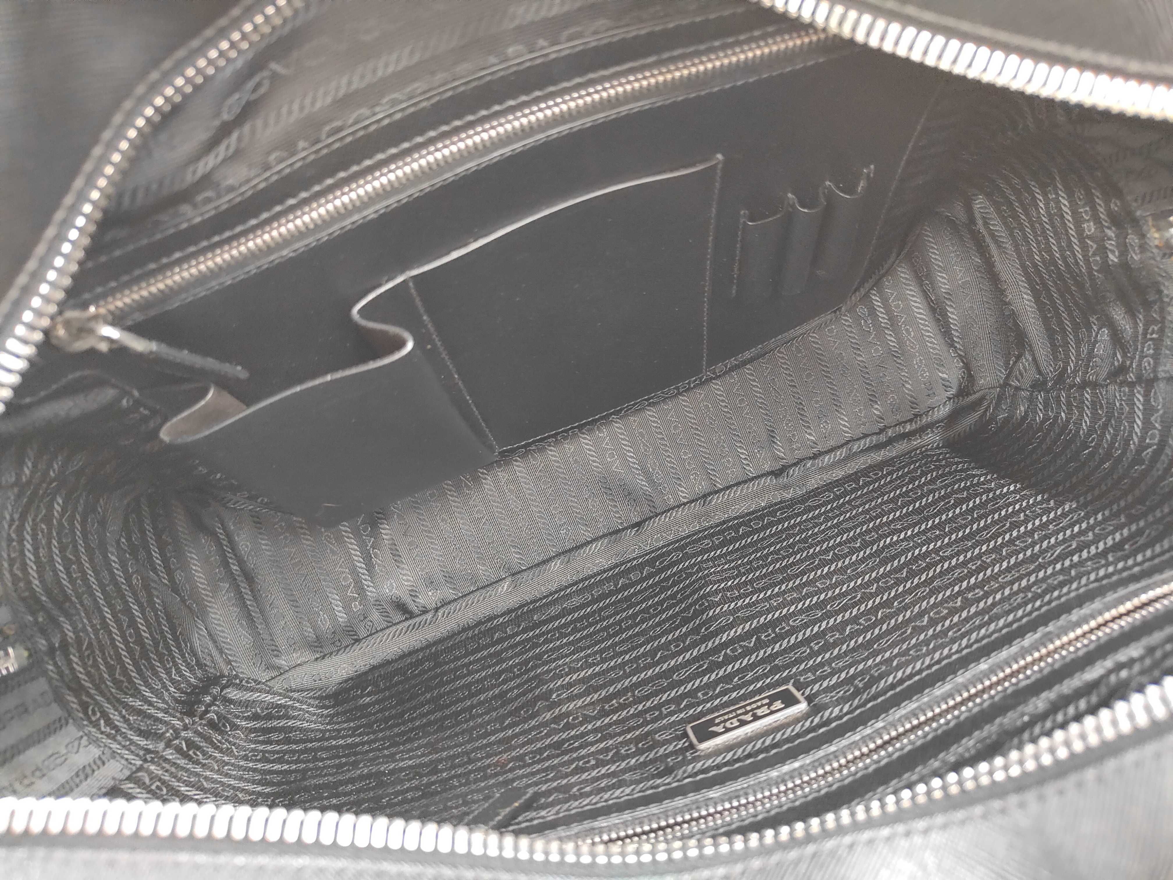 Saffiano Black Business Bag — view 9