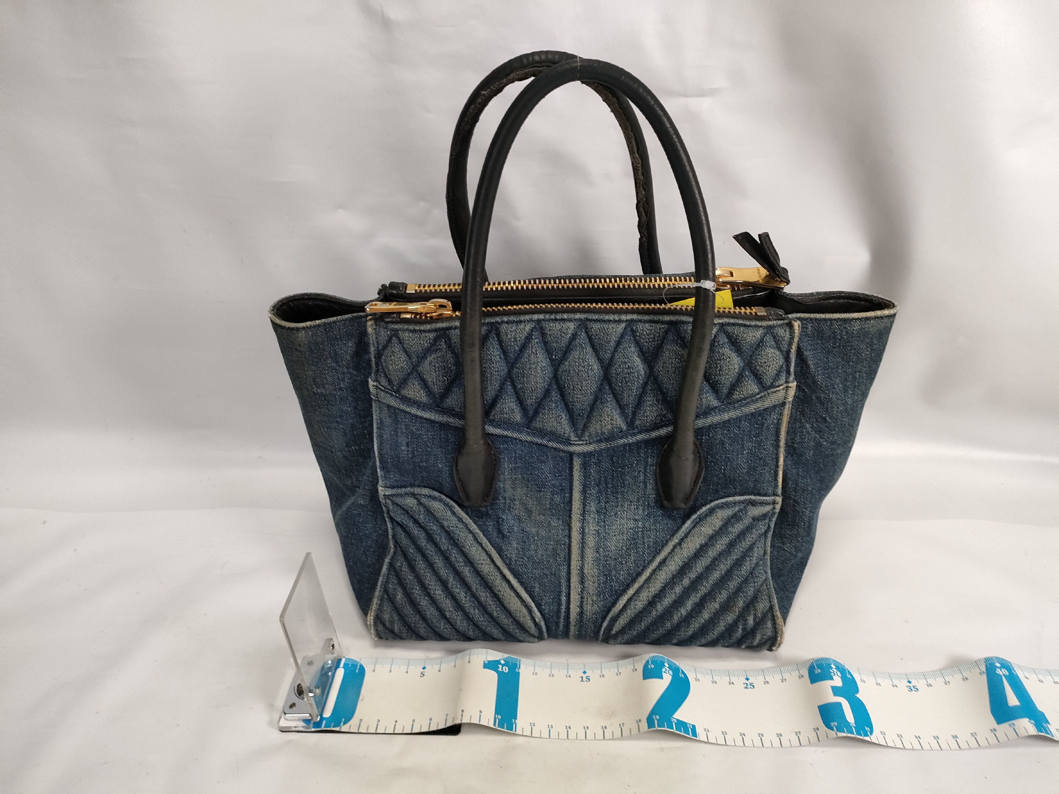 denim handbag — view 2