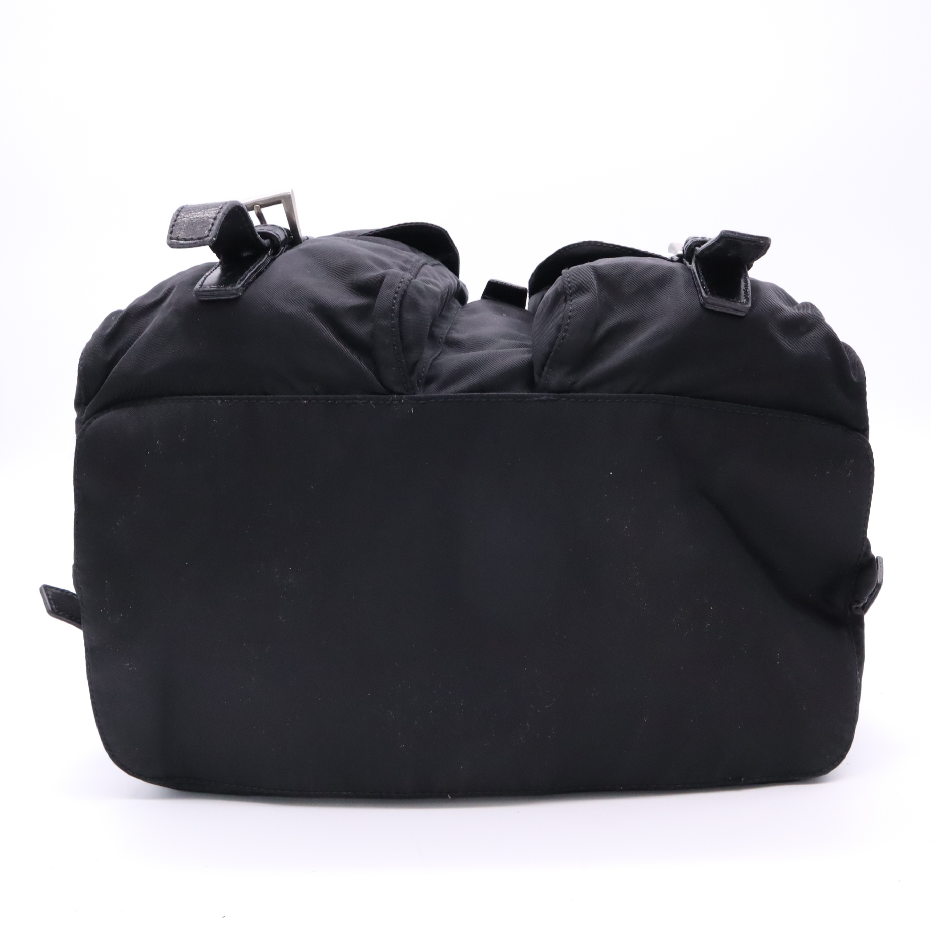 B2811 Nylon Backpack, Black — view 5