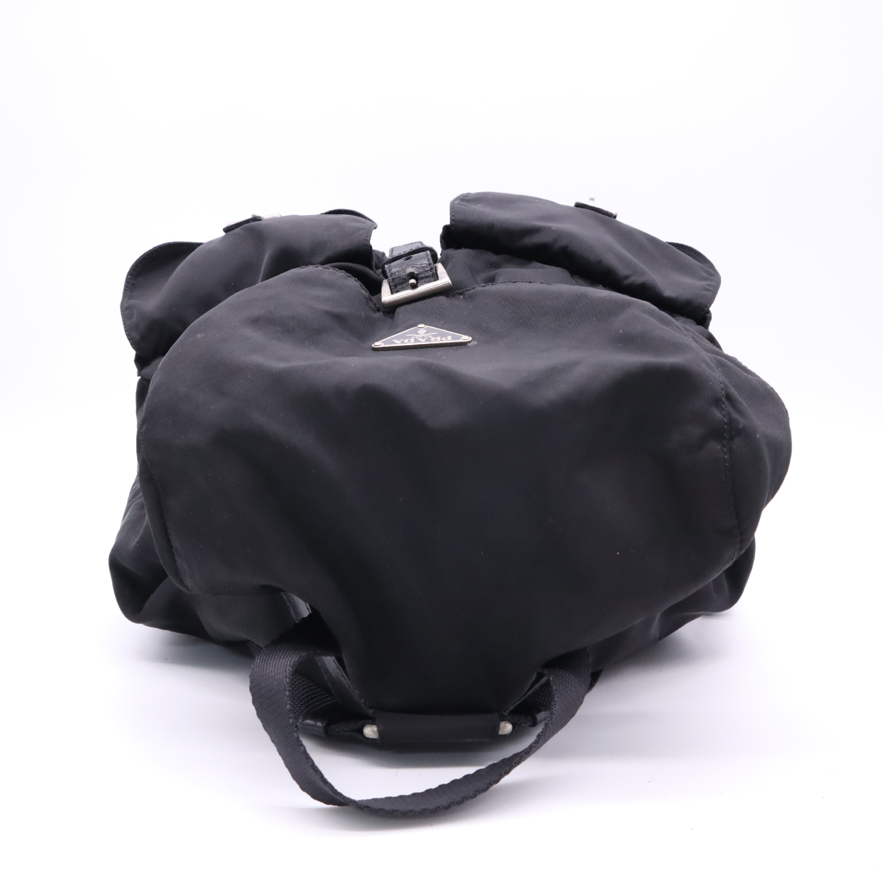 B2811 Nylon Backpack, Black — view 6
