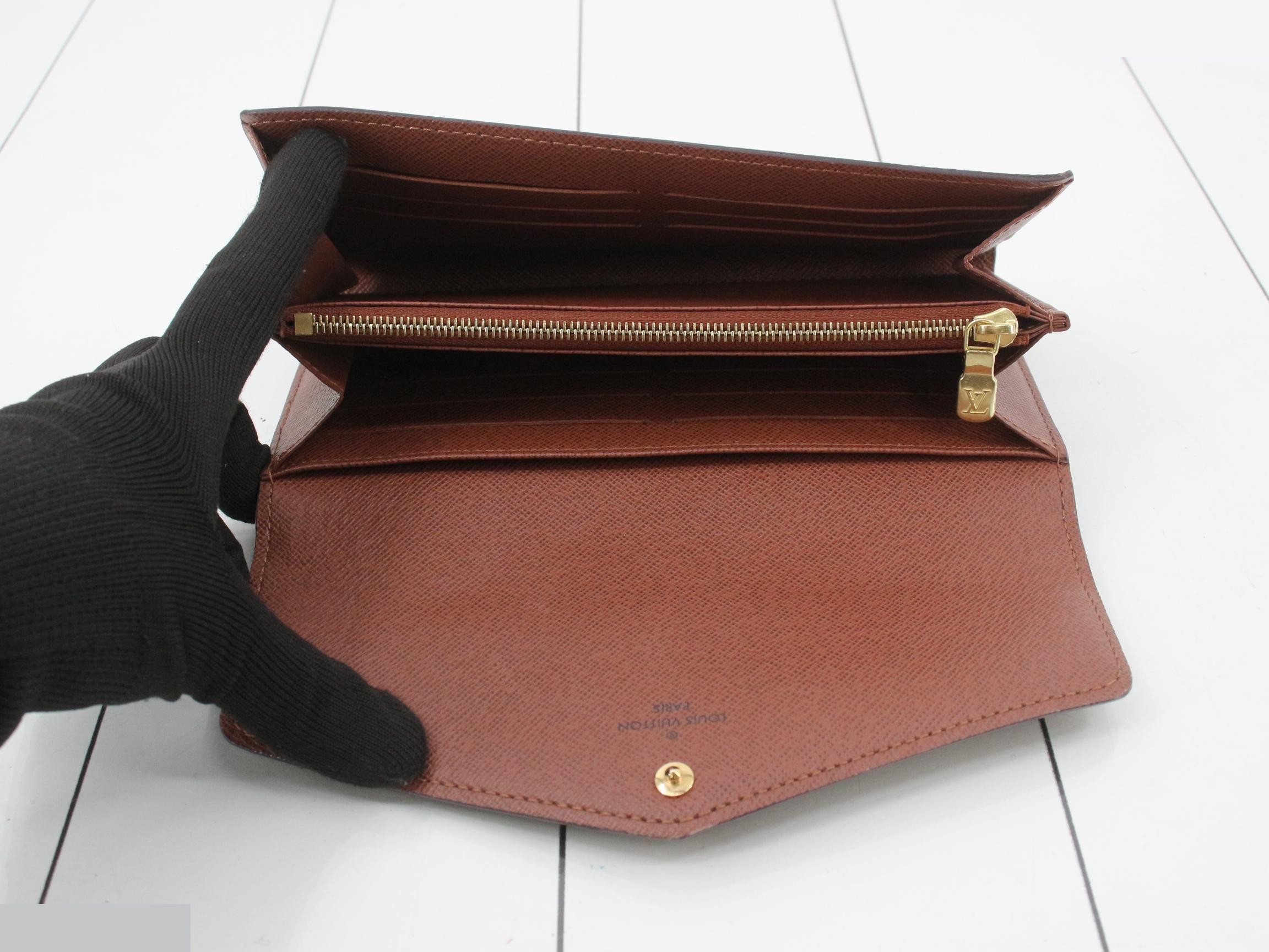 Monogram Portefeuille Sarah Bi-fold Long Wallet — view 4