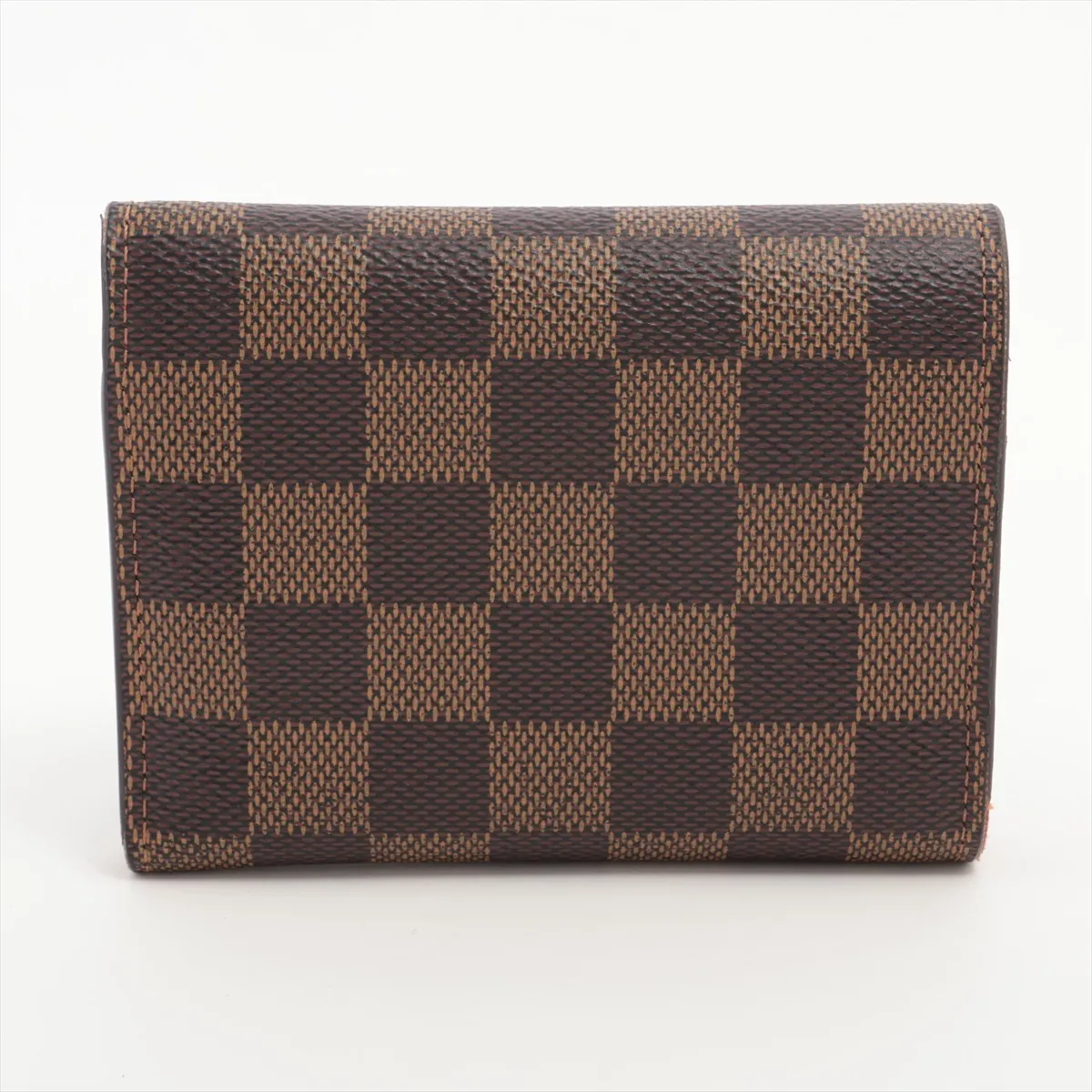 Damier Portefeuille Victorine N41659 Brown x Red Compact Wallet (RFID detected) — view 2