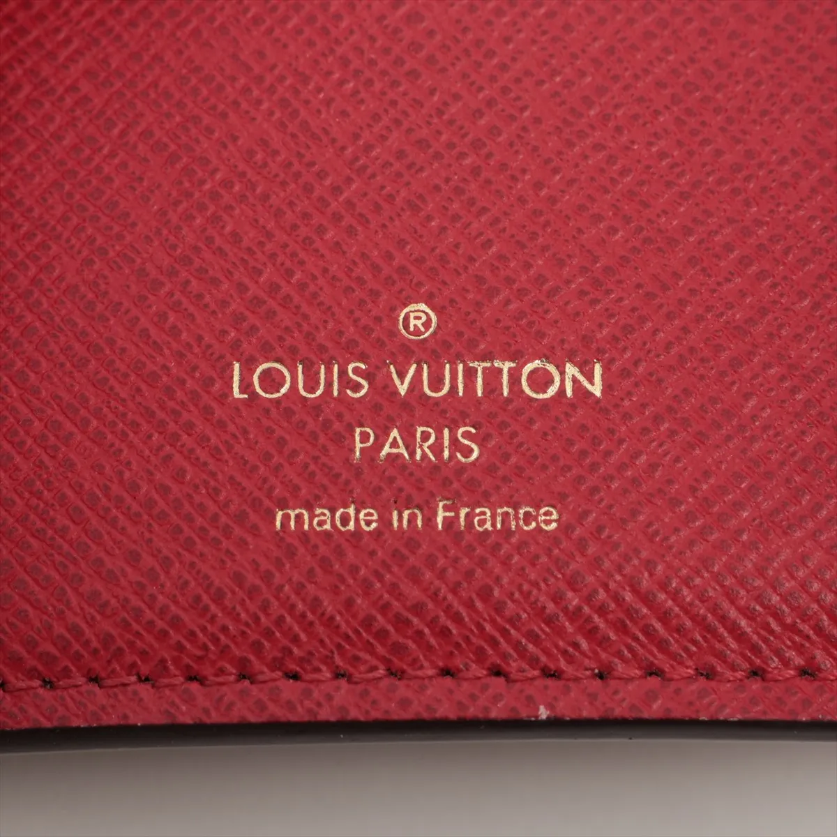 Damier Portefeuille Victorine N41659 Brown x Red Compact Wallet (RFID detected) — view 7