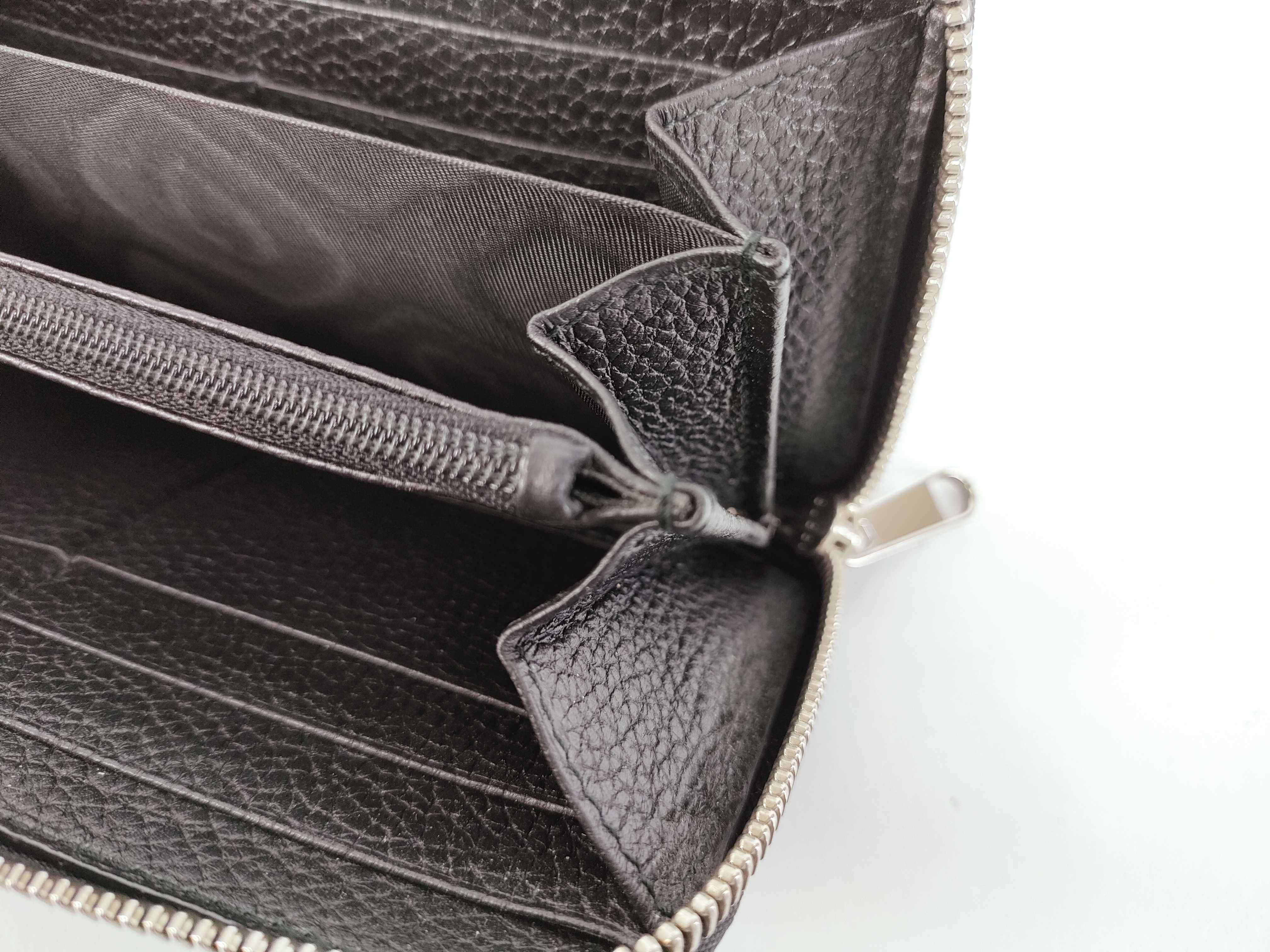 GG Jumbo GG Zip-Around Wallet 739484 Black Wallet — view 12