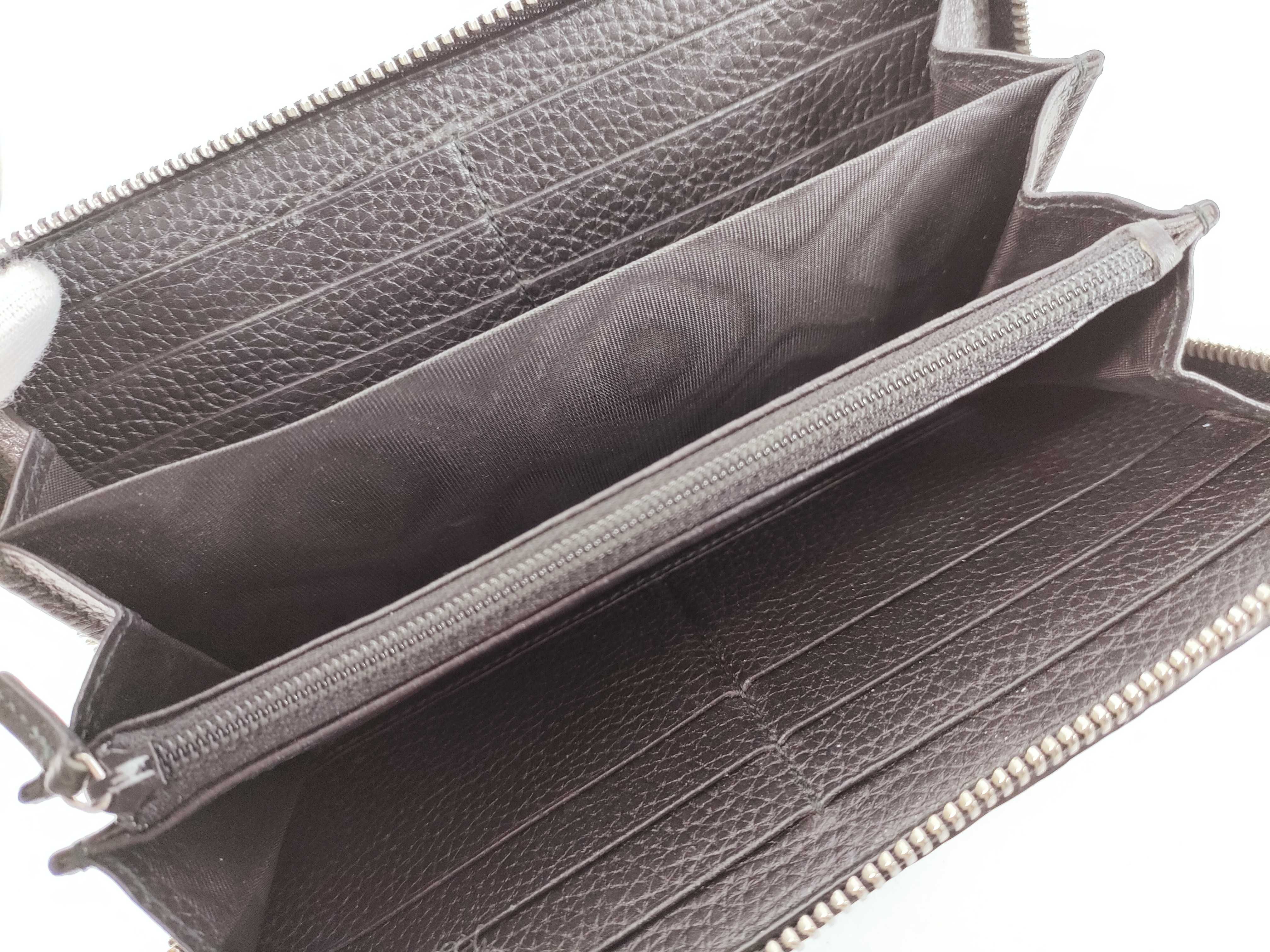 GG Jumbo GG Zip-Around Wallet 739484 Black Wallet — view 14