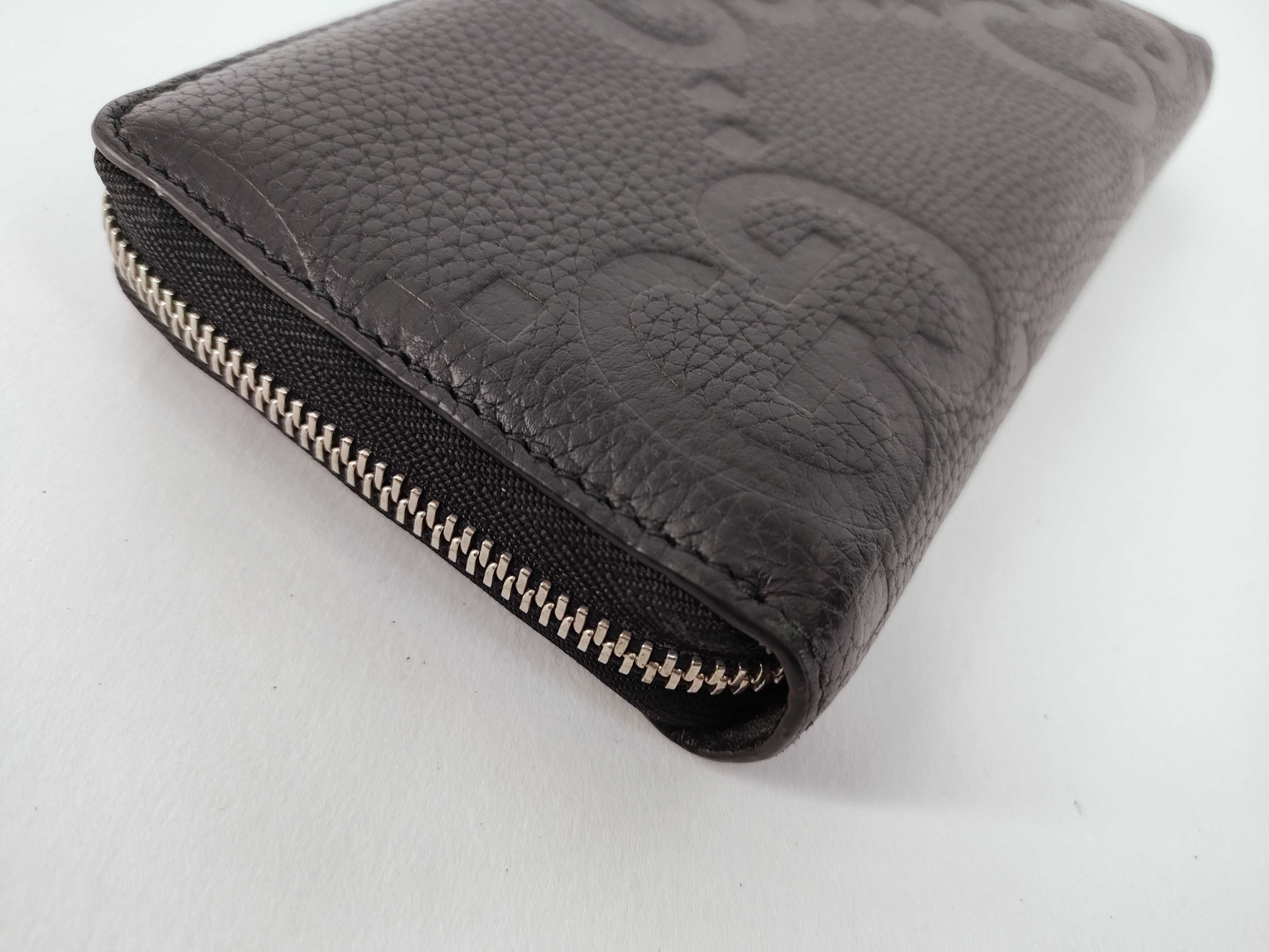 GG Jumbo GG Zip-Around Wallet 739484 Black Wallet — view 3