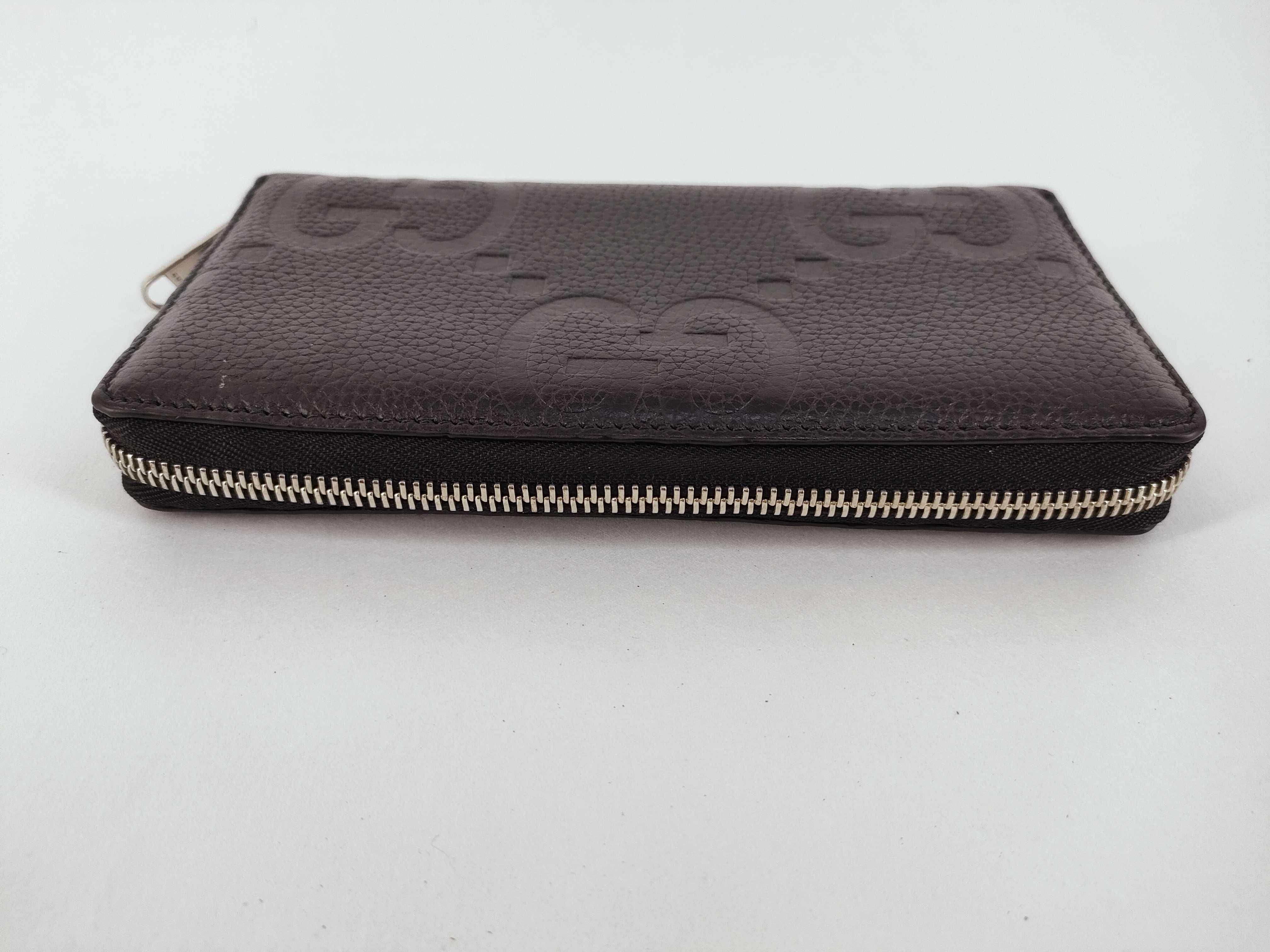 GG Jumbo GG Zip-Around Wallet 739484 Black Wallet — view 5
