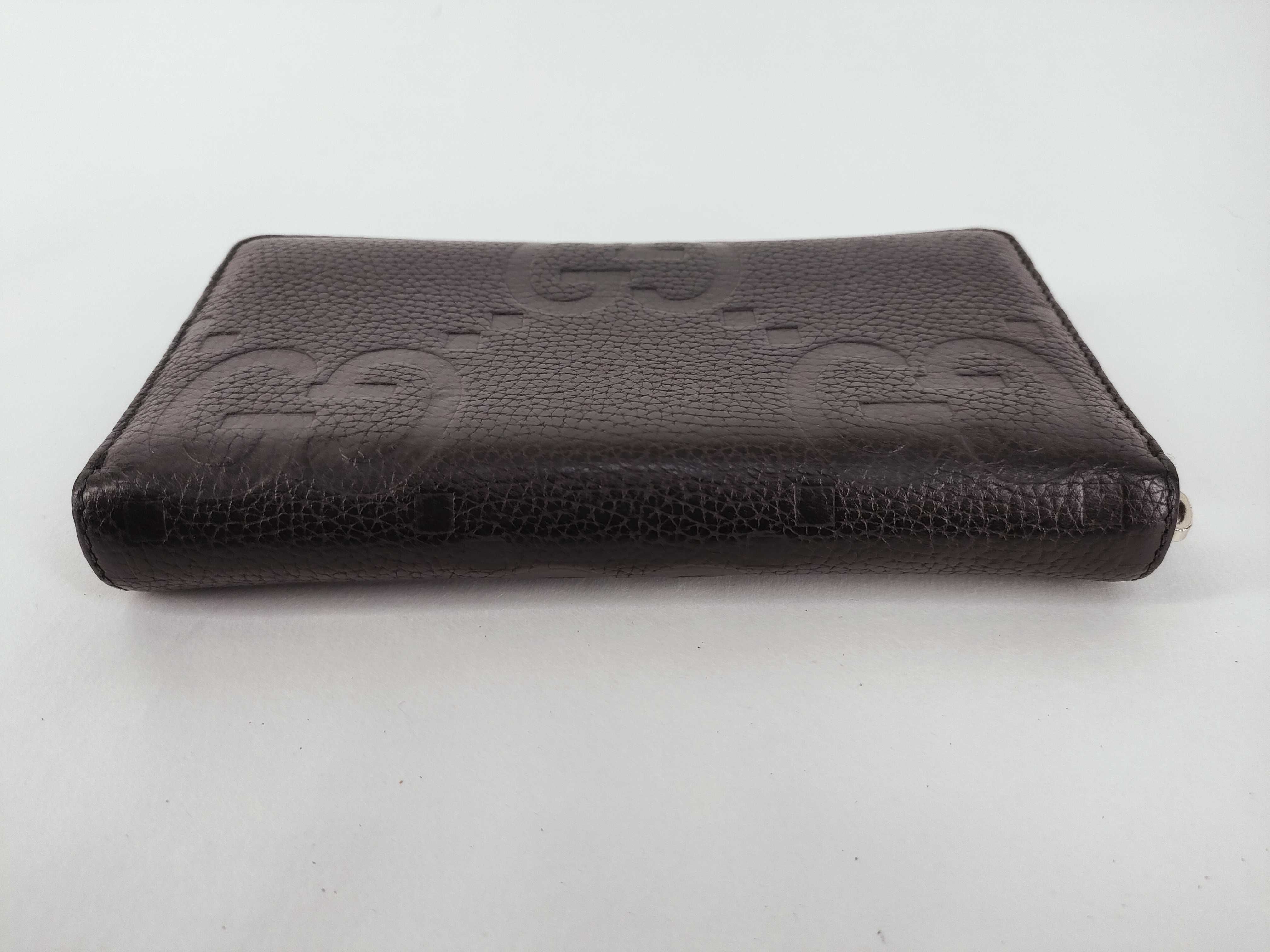 GG Jumbo GG Zip-Around Wallet 739484 Black Wallet — view 8
