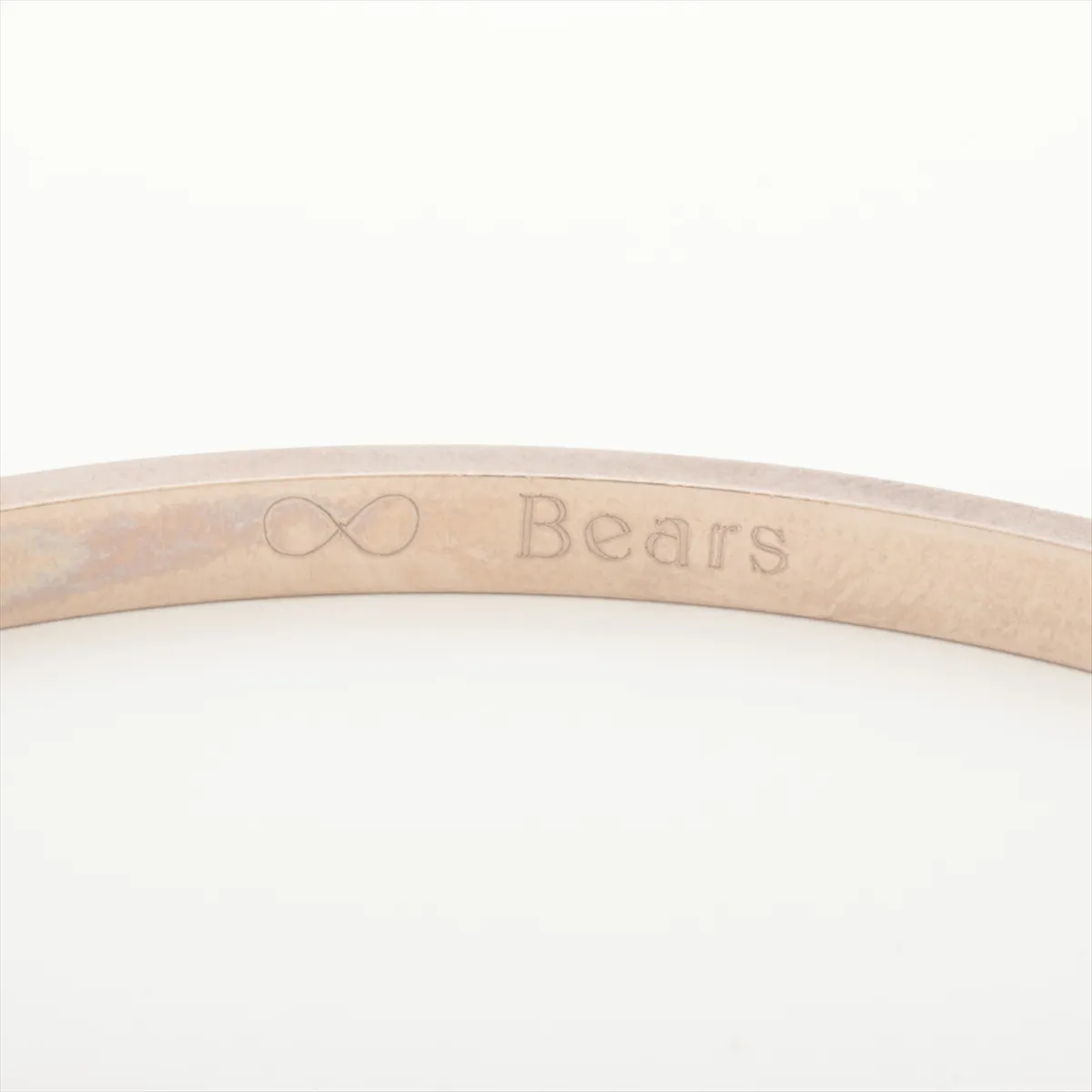 Love SM Bracelet 750 (WG) 19.1g 16 Initials JUO079 (Dents, looseness, screwdriver included) — view 4