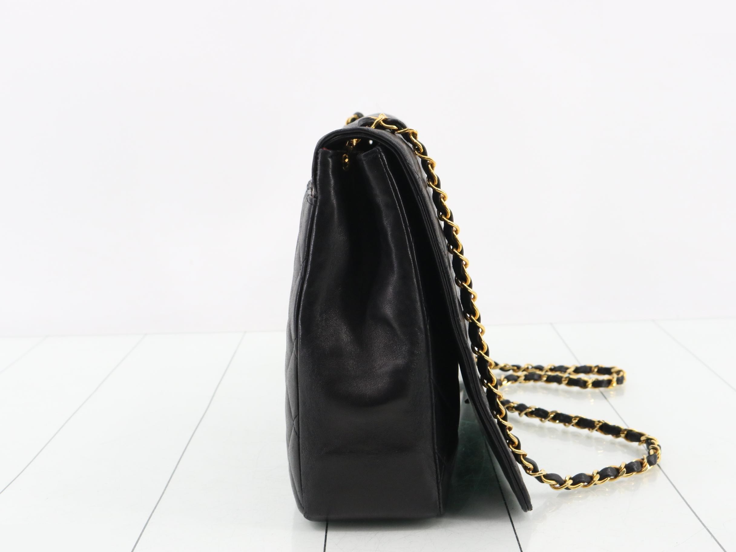 Matelassé Lambskin Coco Mark Chain Shoulder Bag — view 4