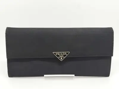 long wallet with warranty card.