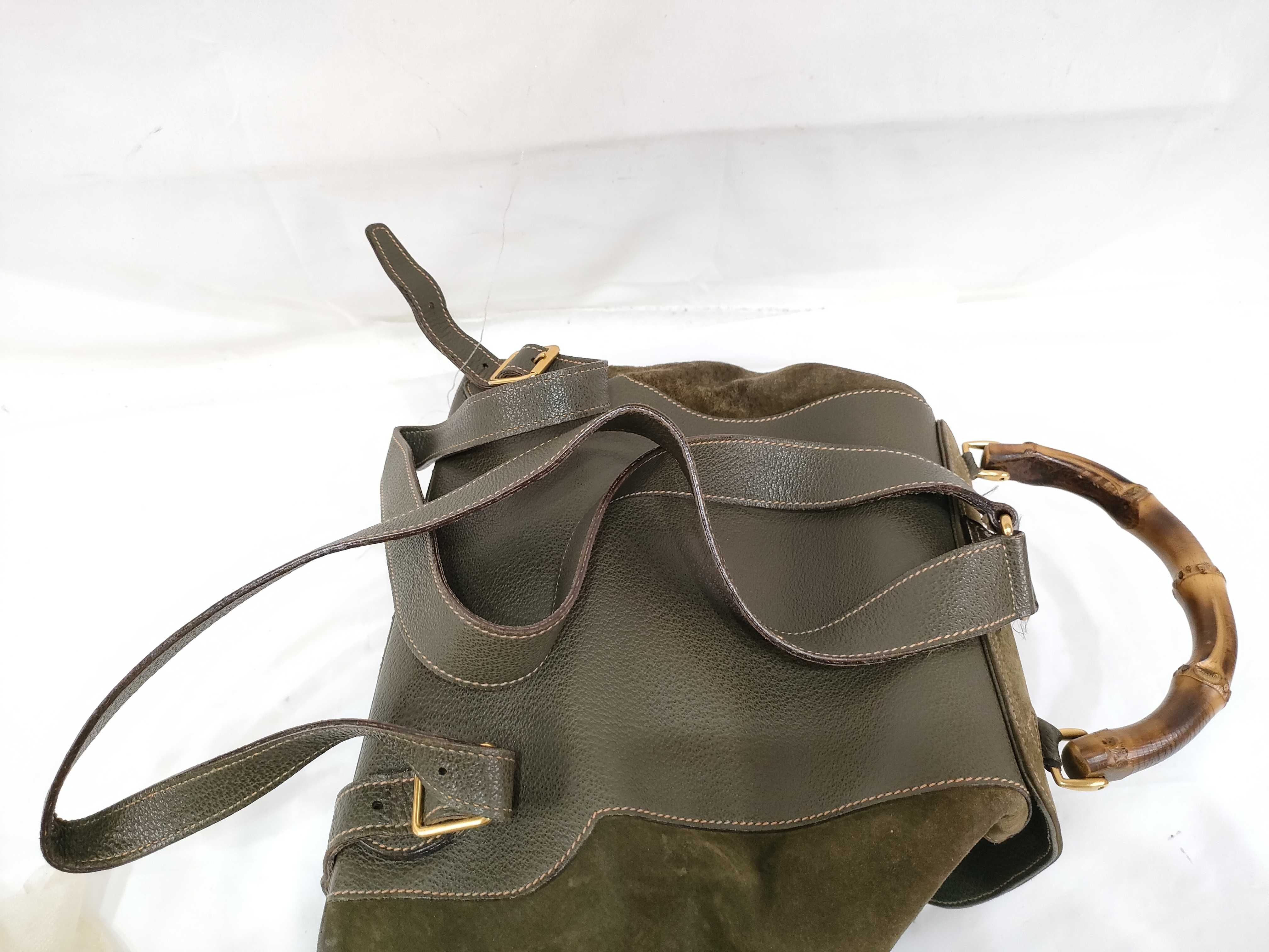 Bamboo Backpack Suede Rucksack — view 3