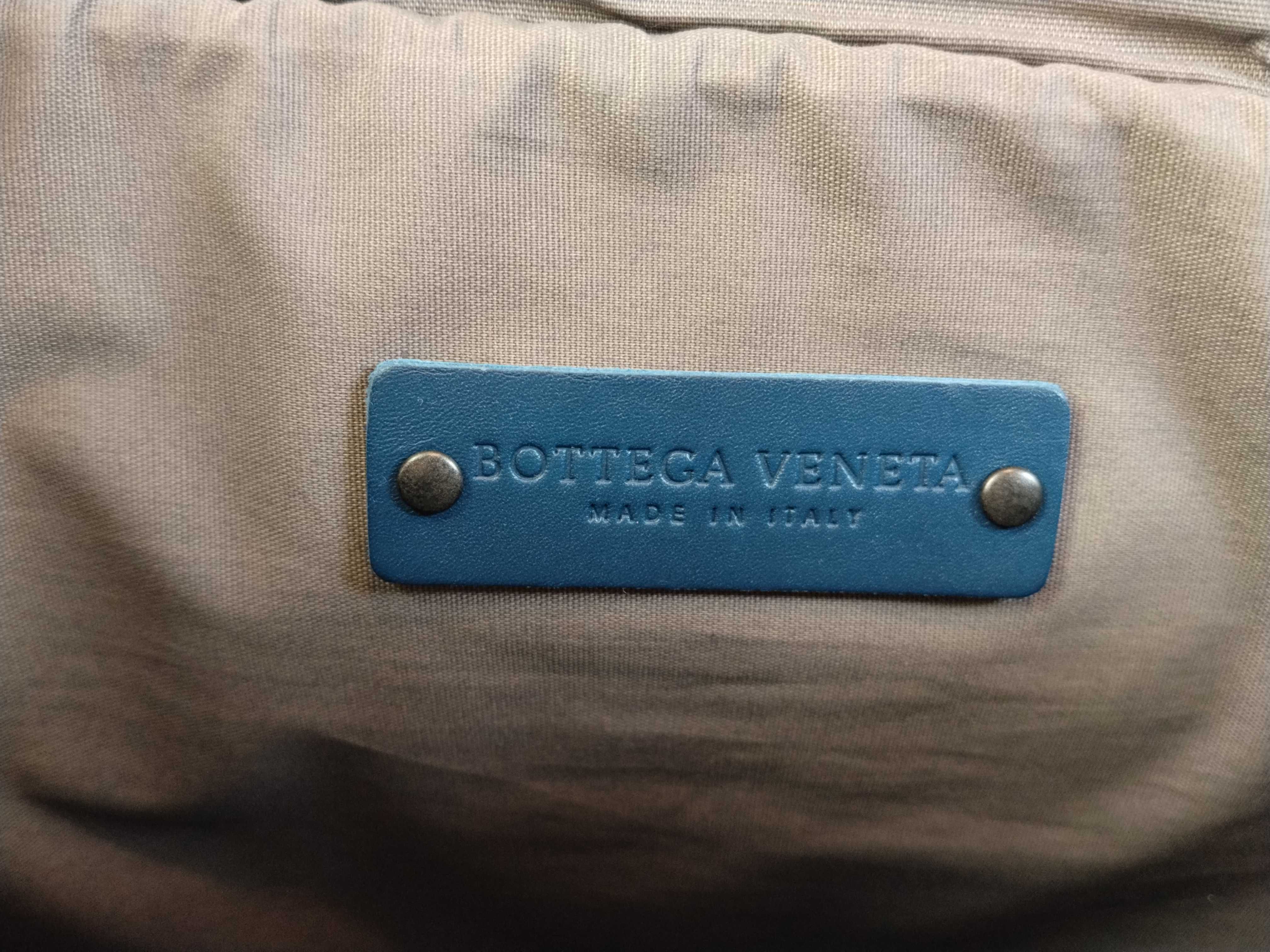 Intrecciato SG - Leather Messenger bag Blue Shoulder bag — view 11