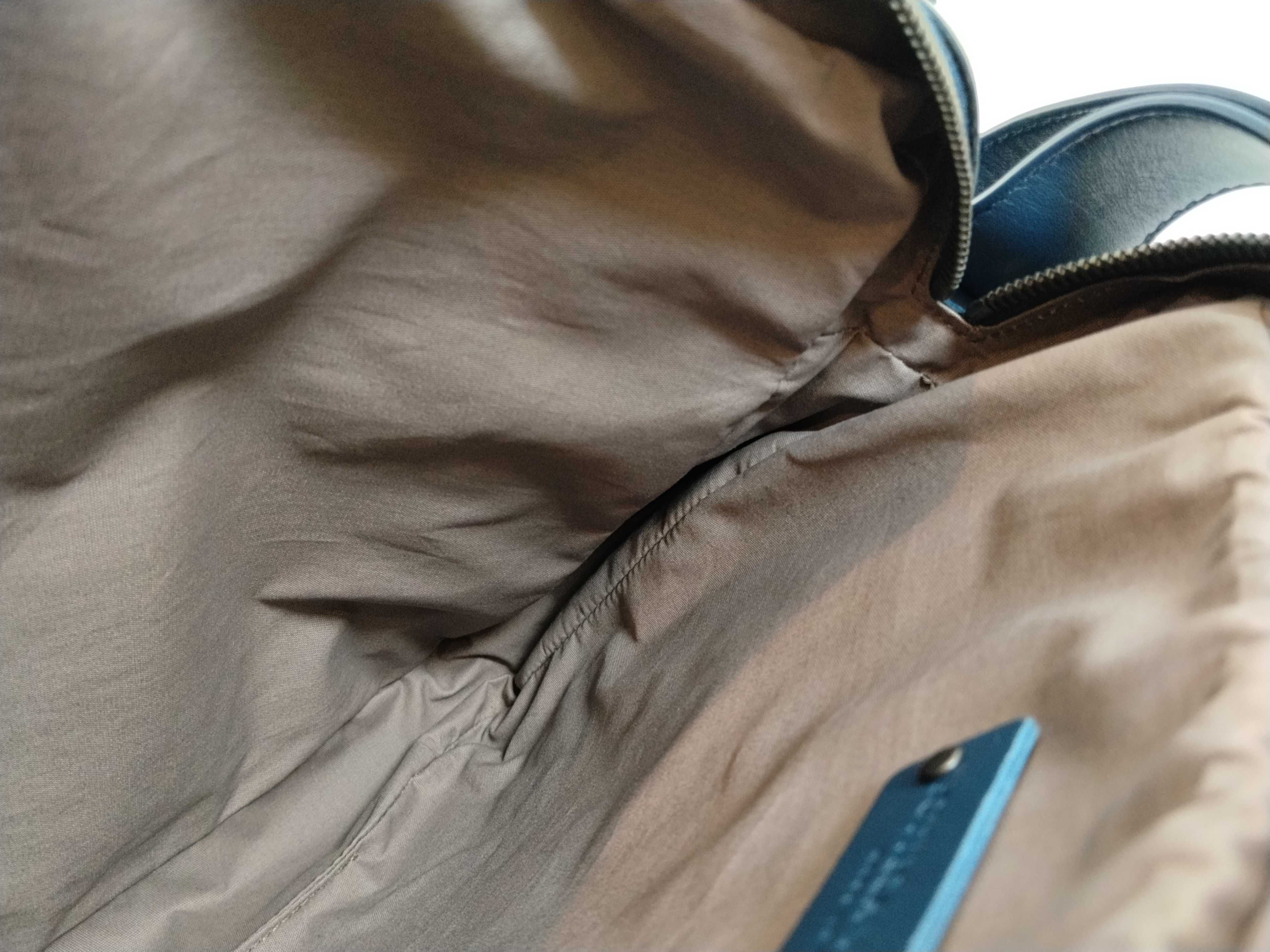 Intrecciato SG - Leather Messenger bag Blue Shoulder bag — view 10