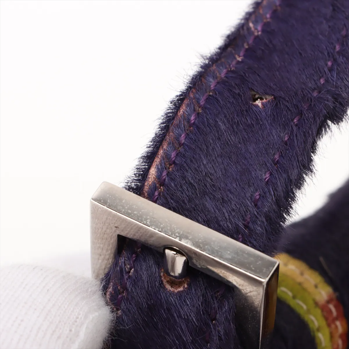 Mamma Bucket Harako Shoulder Bag Purple x Multicolor — view 12