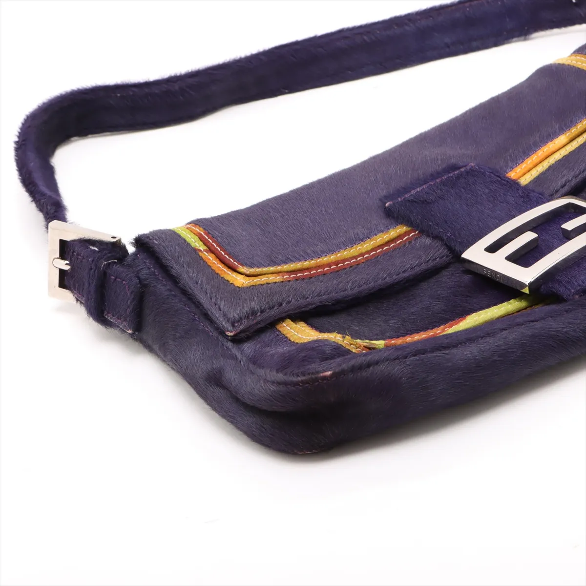 Mamma Bucket Harako Shoulder Bag Purple x Multicolor — view 4