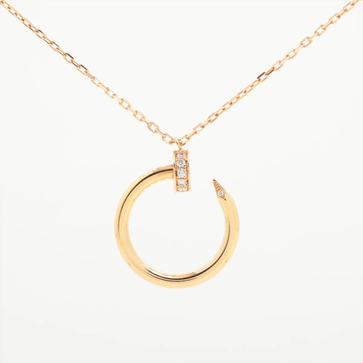 Just Ankle Diamond Necklace 750(PG) 5.5g FFS308 — view 2