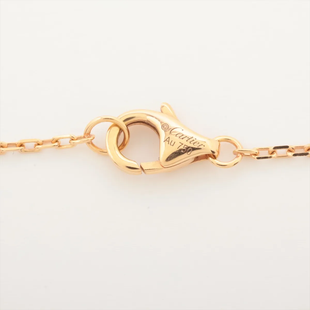 Just Ankle Diamond Necklace 750(PG) 5.5g FFS308 — view 4