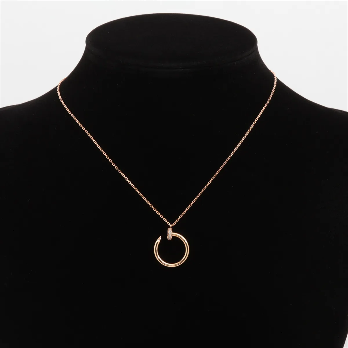 Just Ankle Diamond Necklace 750(PG) 5.5g FFS308 — view 5