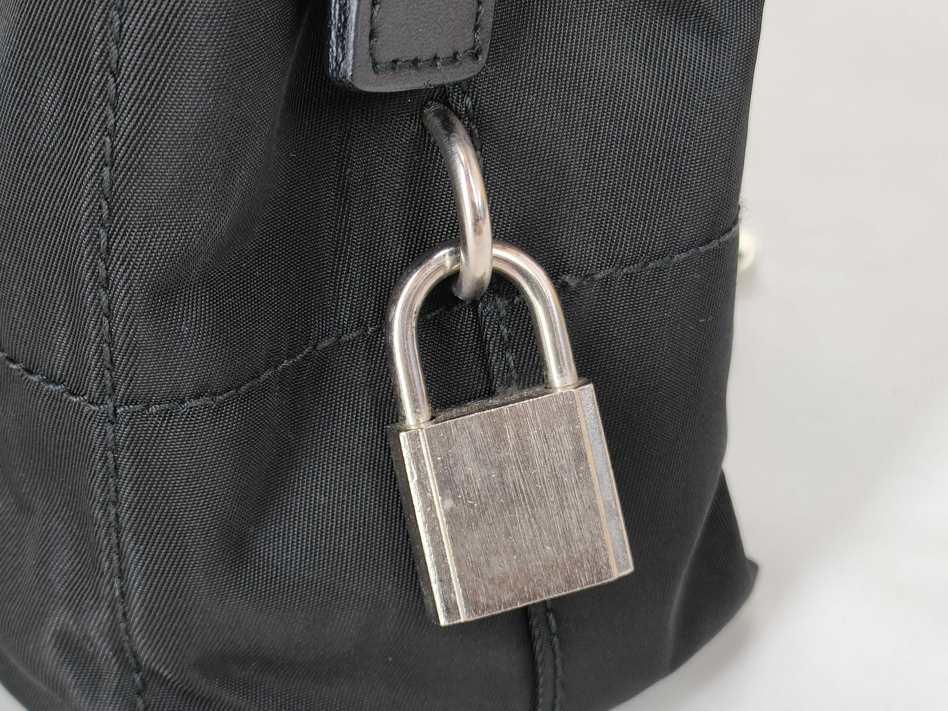 Nylon Black Tote Bag — view 13