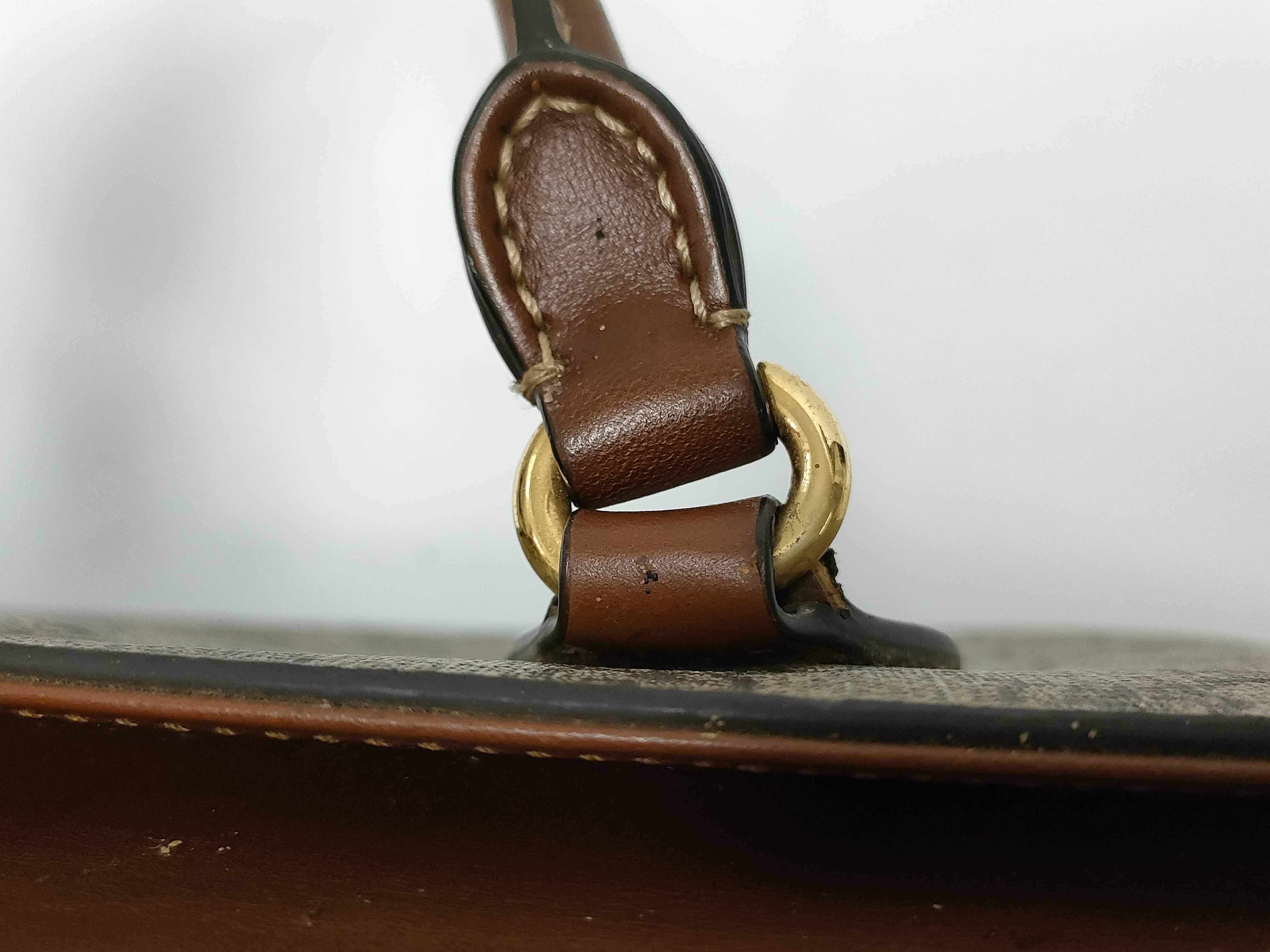 GG Supreme ID-GG Canvas Brown 33cm Handbag GHW — view 7