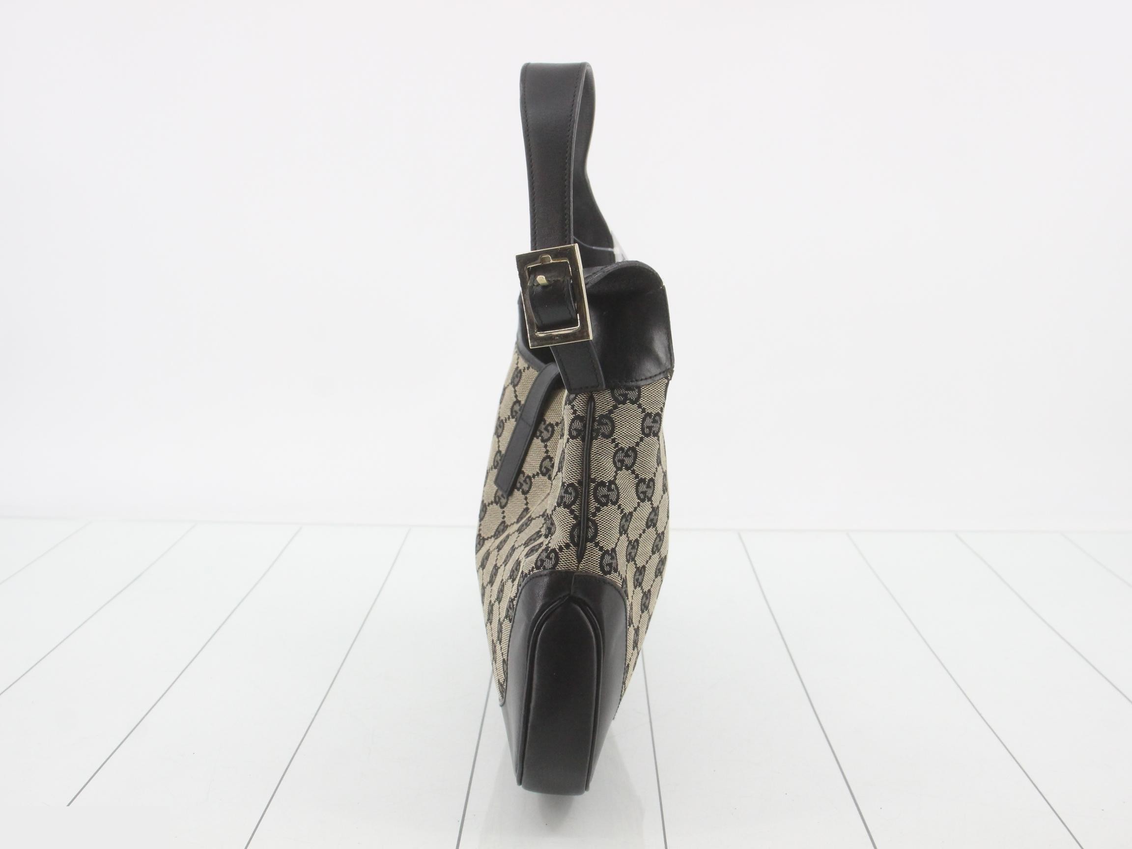 GG Canvas (Bag) - One-Shoulder Bag - Jackie - Beige/Black — view 4