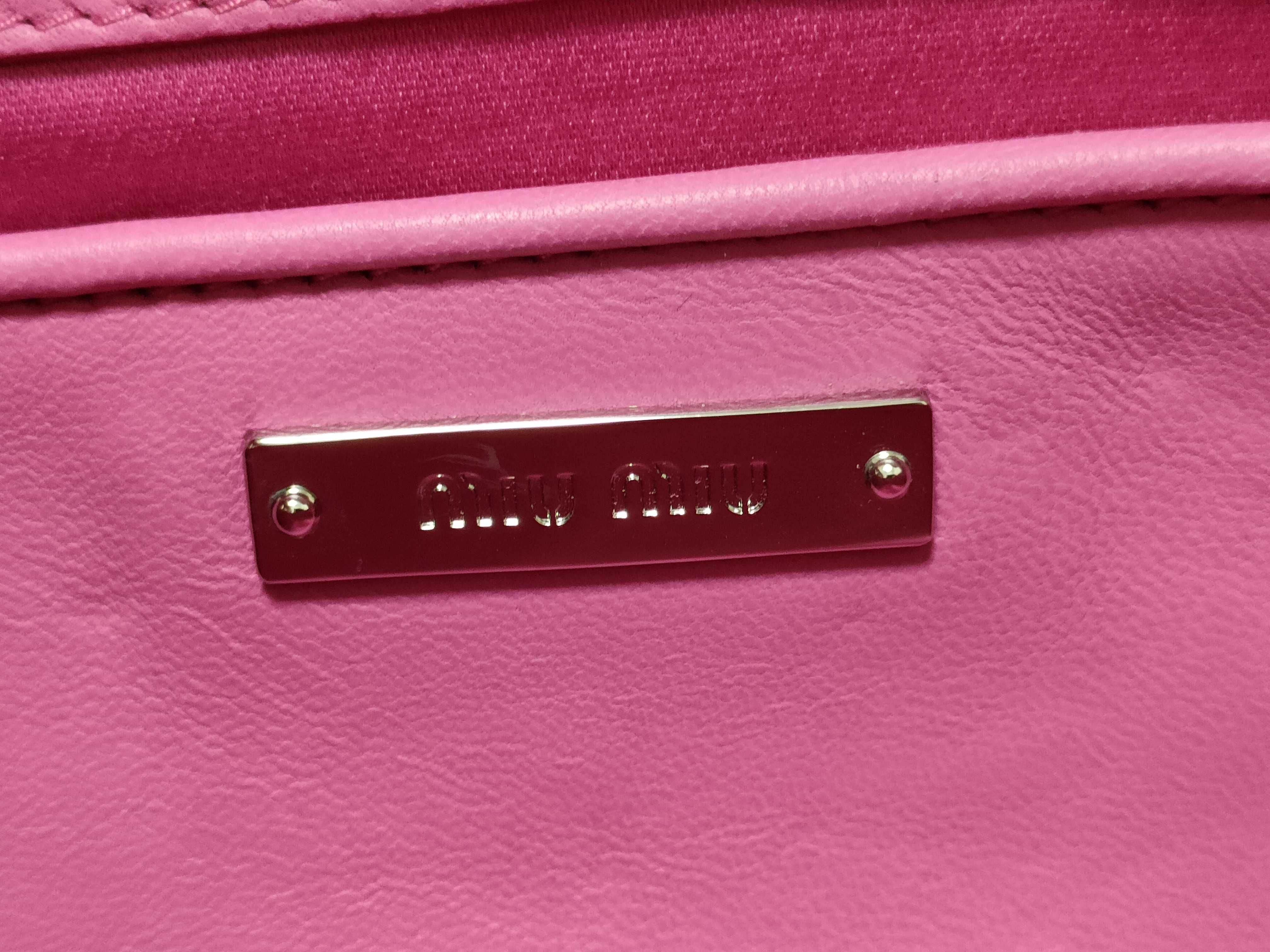 Nappa Crystal Matelassé 2-Way Pink Shoulder Bag — view 14