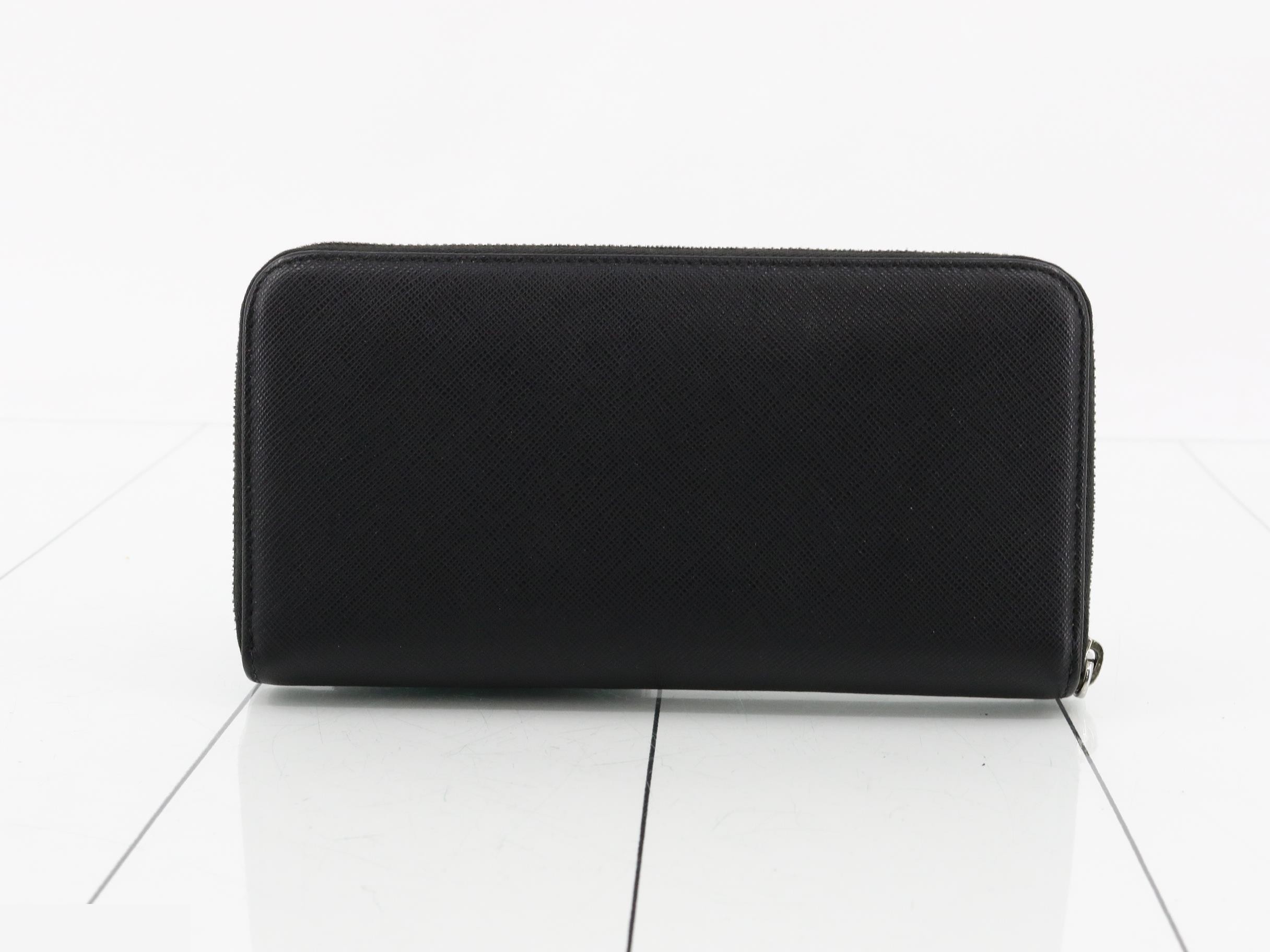 Saffiano Leather Zippy Wallet — view 2