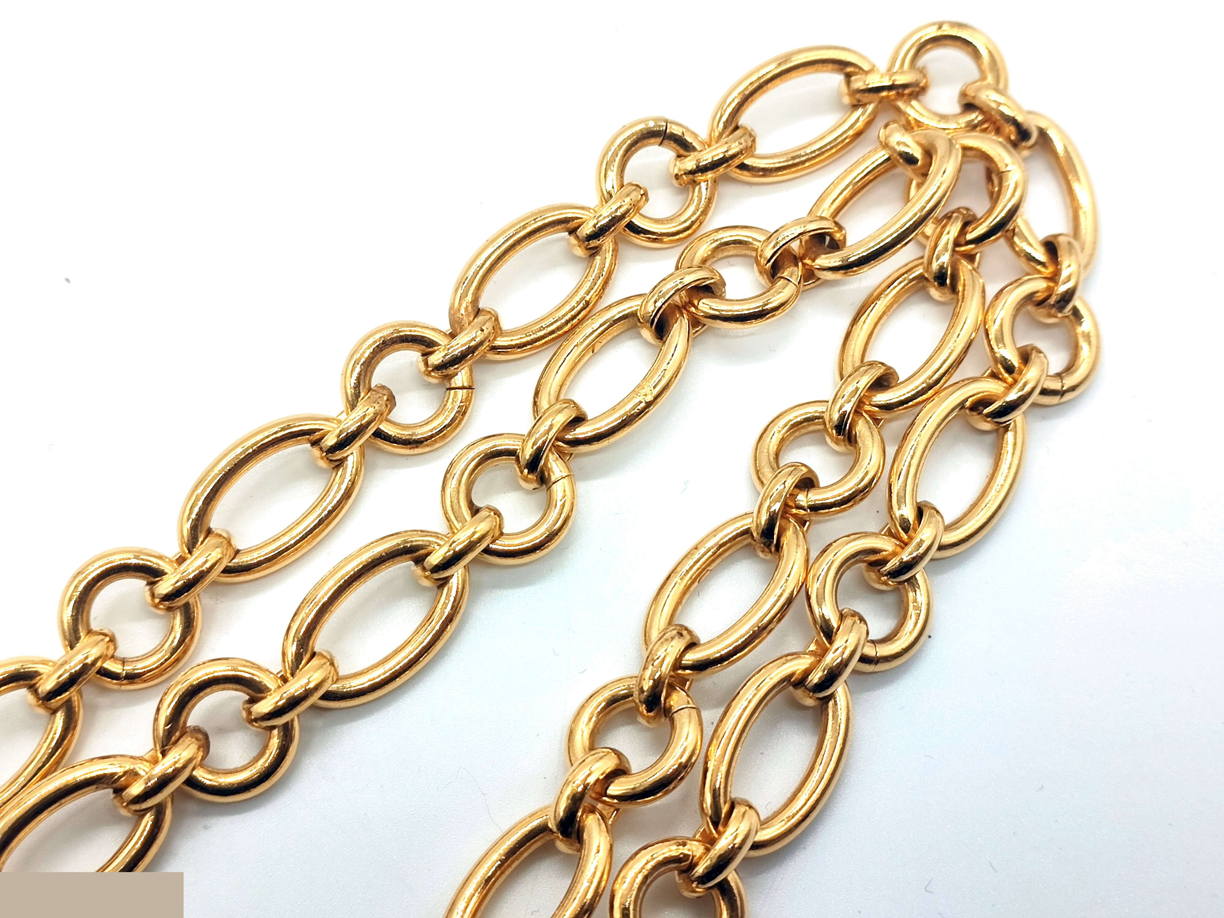 Giant Coco Mark Crown Necklace, Chain approx. 80cm — view 9