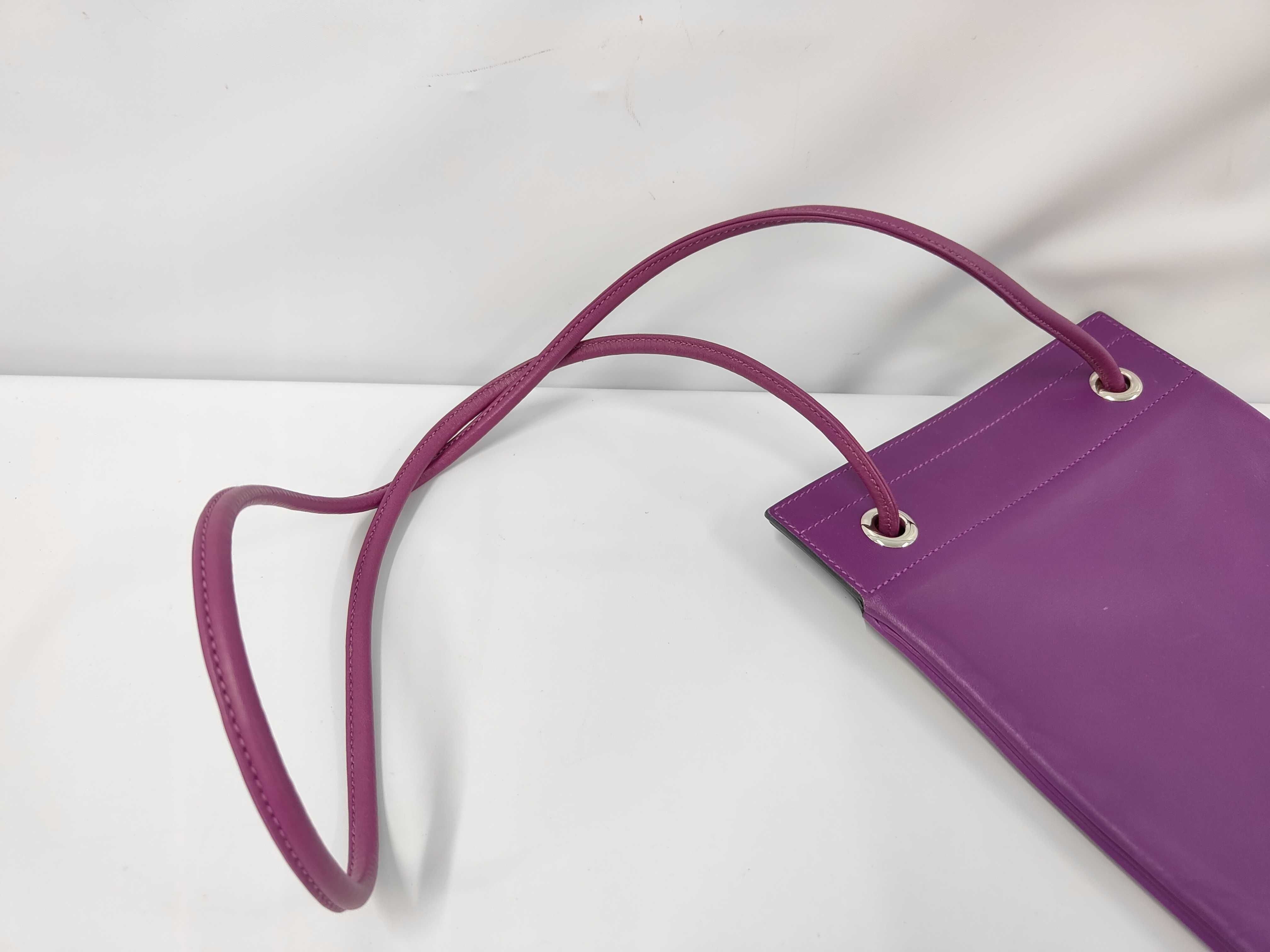 Aline Mini Veau Swift Y-stamp Shoulder Bag — view 5