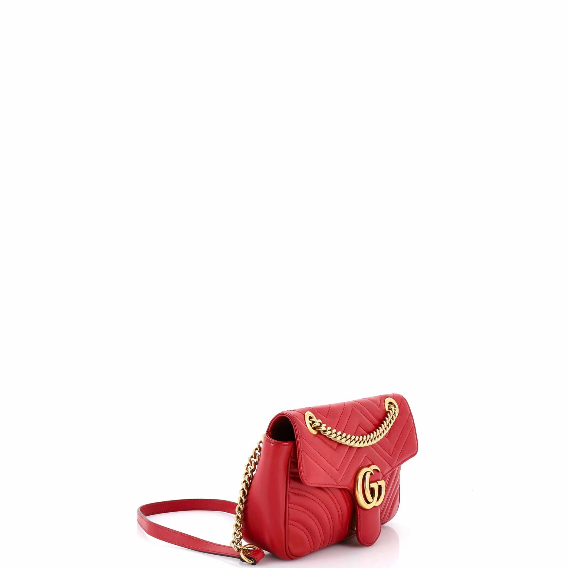 Gg Marmont Flap Bag Matelasse Leather Small — view 2
