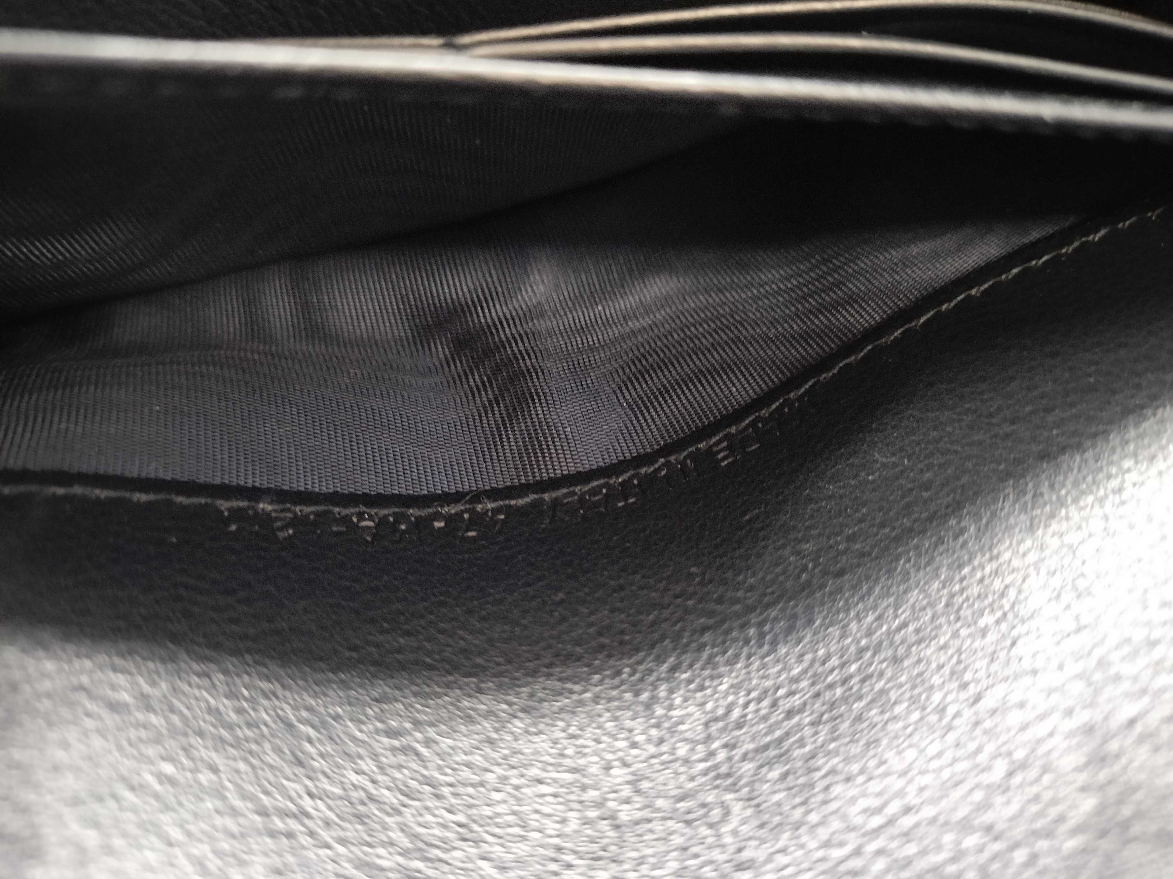 Trotter Christian Dior Oblique Saddle Canvas x Leather Chain Shoulder Bag Navy Shoulder Bag — view 8