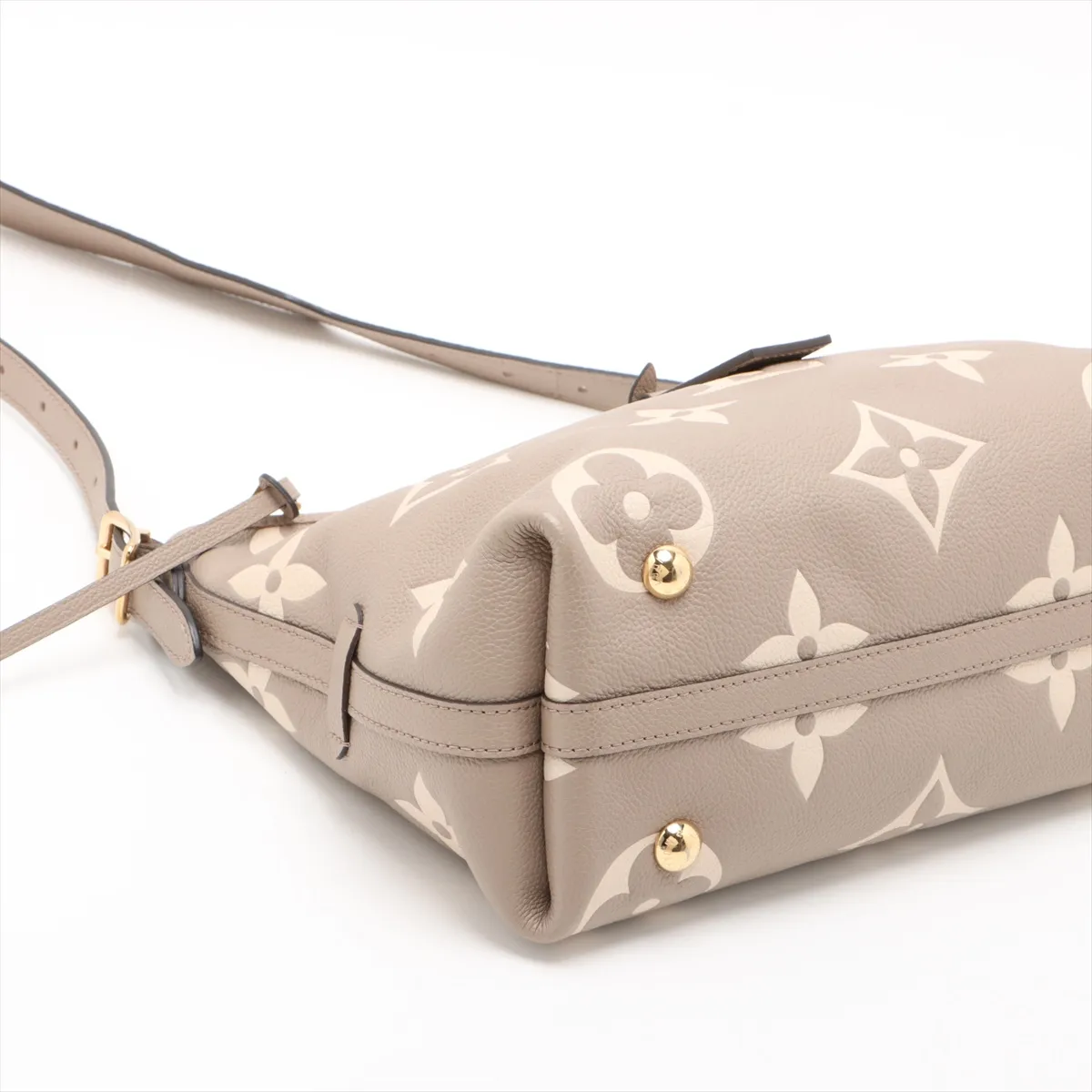 Bicolor Monogram Empreinte Carryall Zip NM PM M47180 Beige Pouch Missing RFID Reactive — view 4