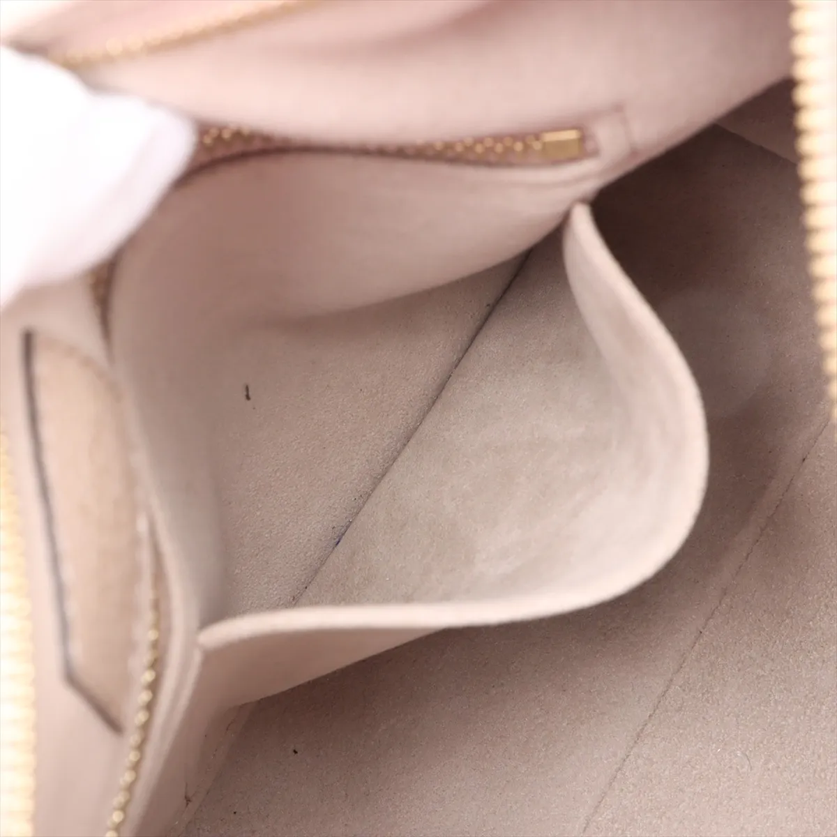 Bicolor Monogram Empreinte Carryall Zip NM PM M47180 Beige Pouch Missing RFID Reactive — view 8