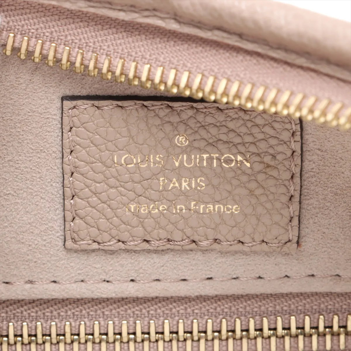 Bicolor Monogram Empreinte Carryall Zip NM PM M47180 Beige Pouch Missing RFID Reactive — view 10