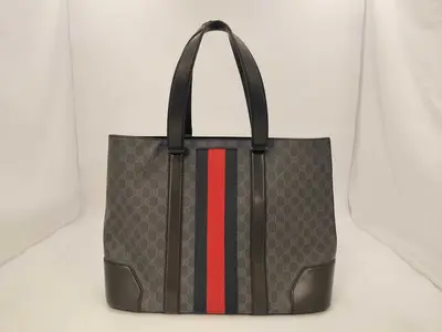 GG Supreme Sherry Line Tote Bag